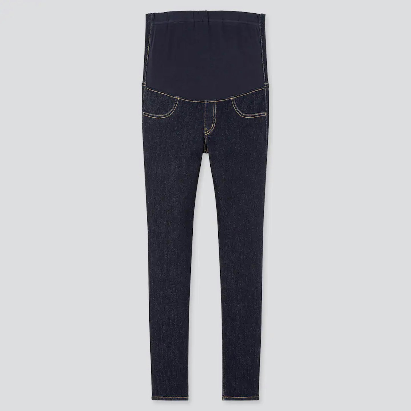 best maternity jeans Uniqlo, Ultra Stretch Skinny Fit Long Maternity Jeans, £34.90