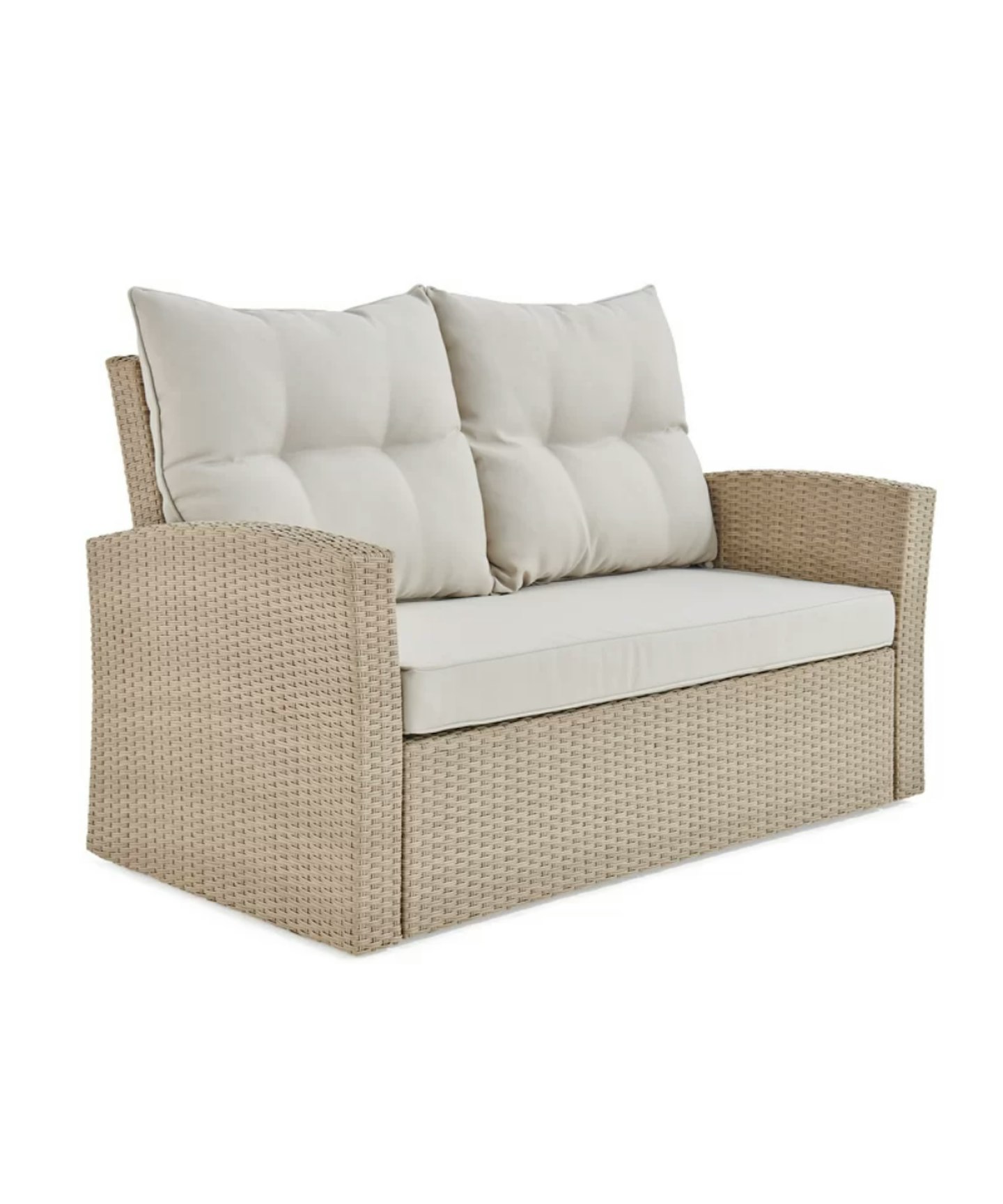 121.92Cm Wide Outdoor Garden Loveseat with Cushions