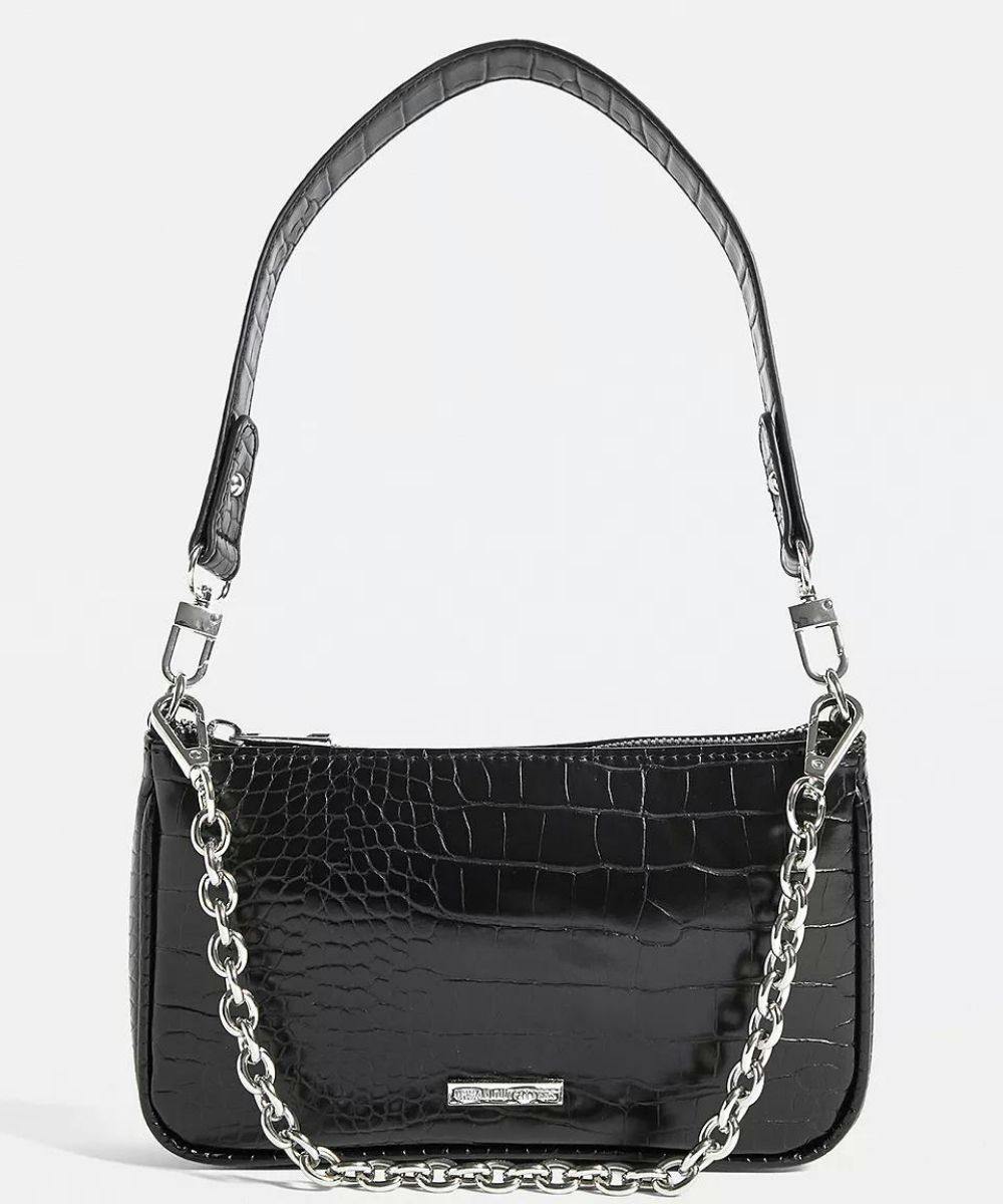 Uo chain accent croc best sale shoulder bag