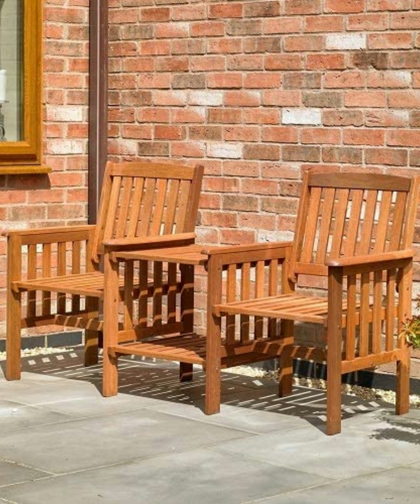 Kingfisher FSLOVE Hardwood Love Seat