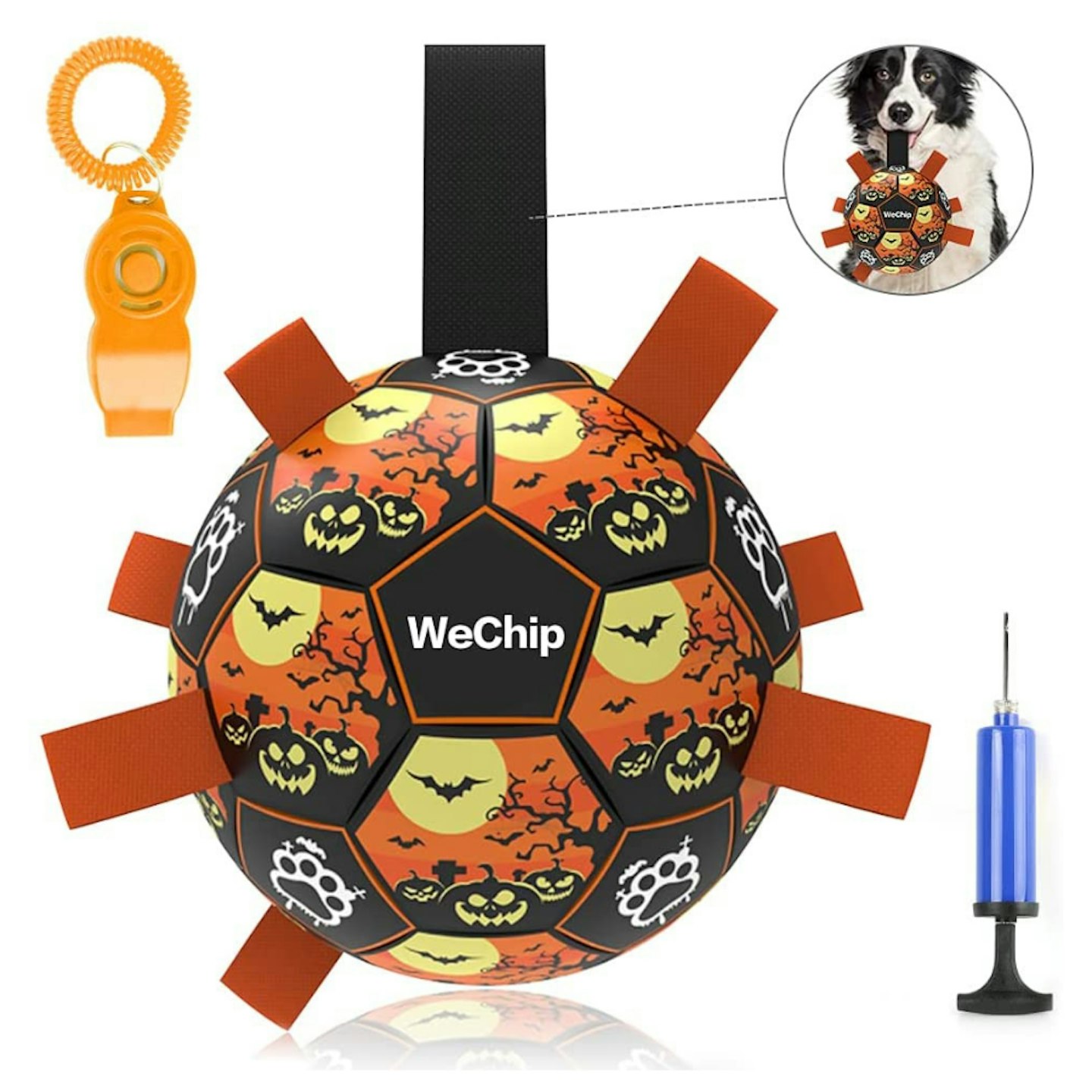 Dog Soccer Ball with Grab Tabs