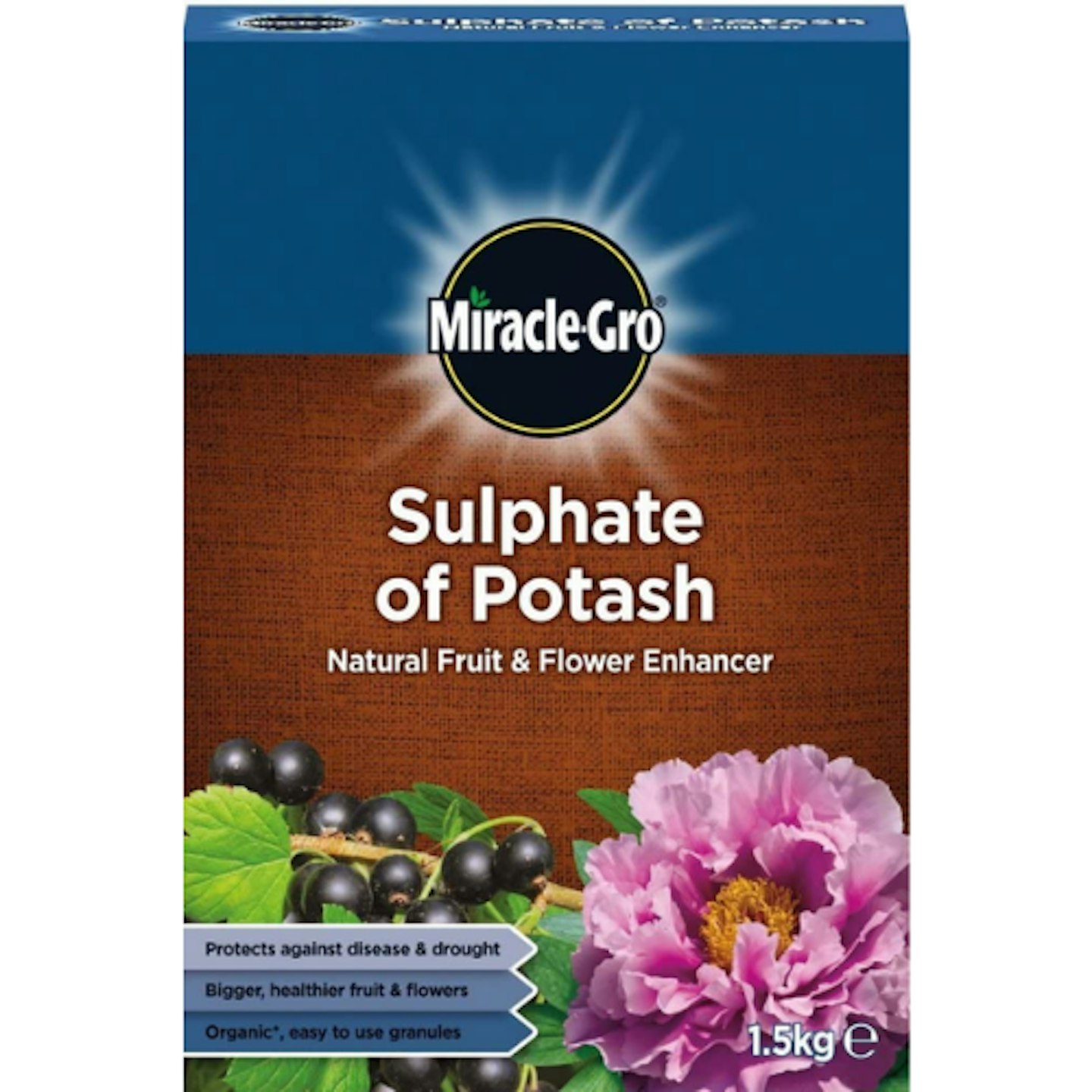 High Potash Fertiliser: Miracle-Gro Sulphate of Potash Fruit & Flower Enhancer, 1.5kg