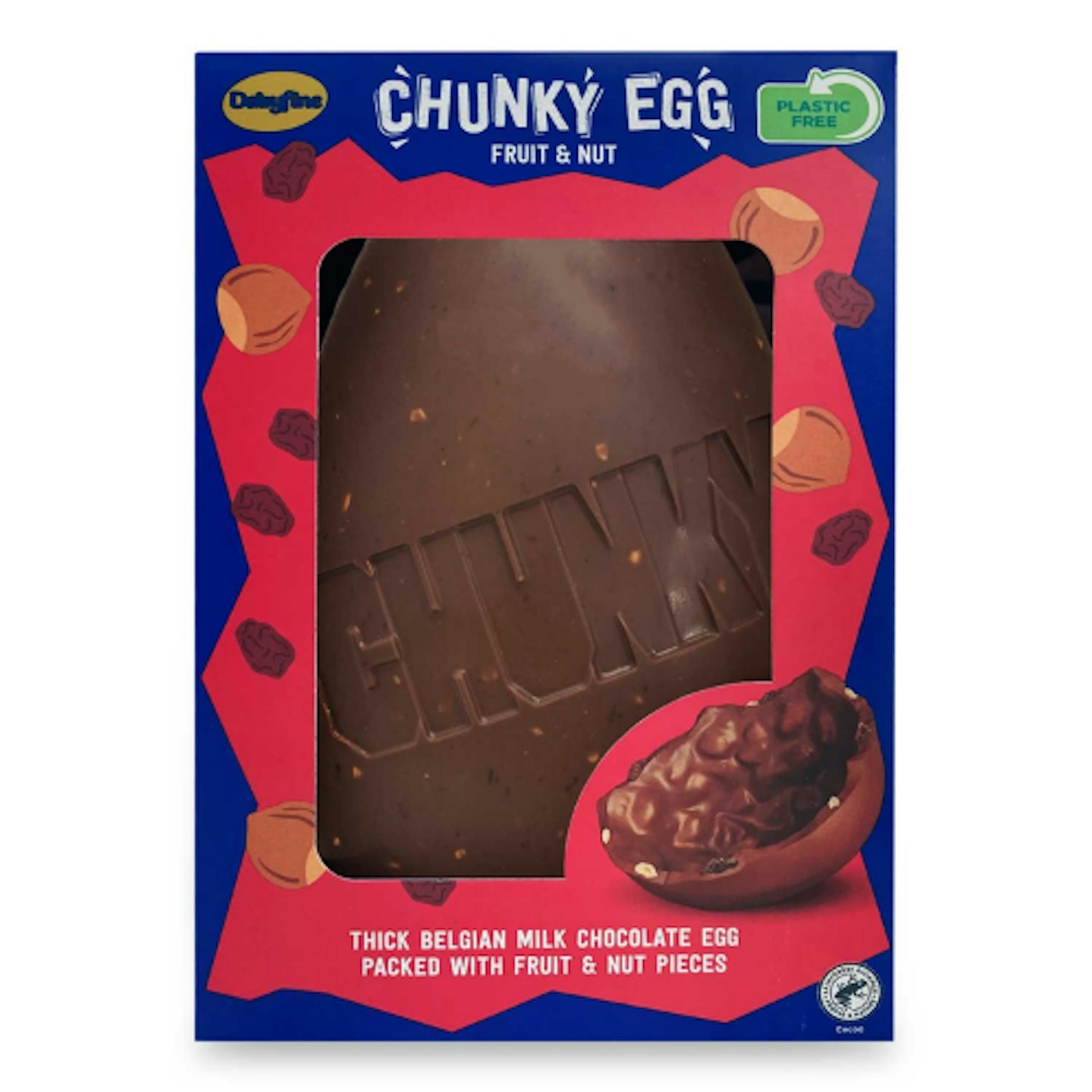 Dairyfine Fruit & Nut Chunky Egg 300g