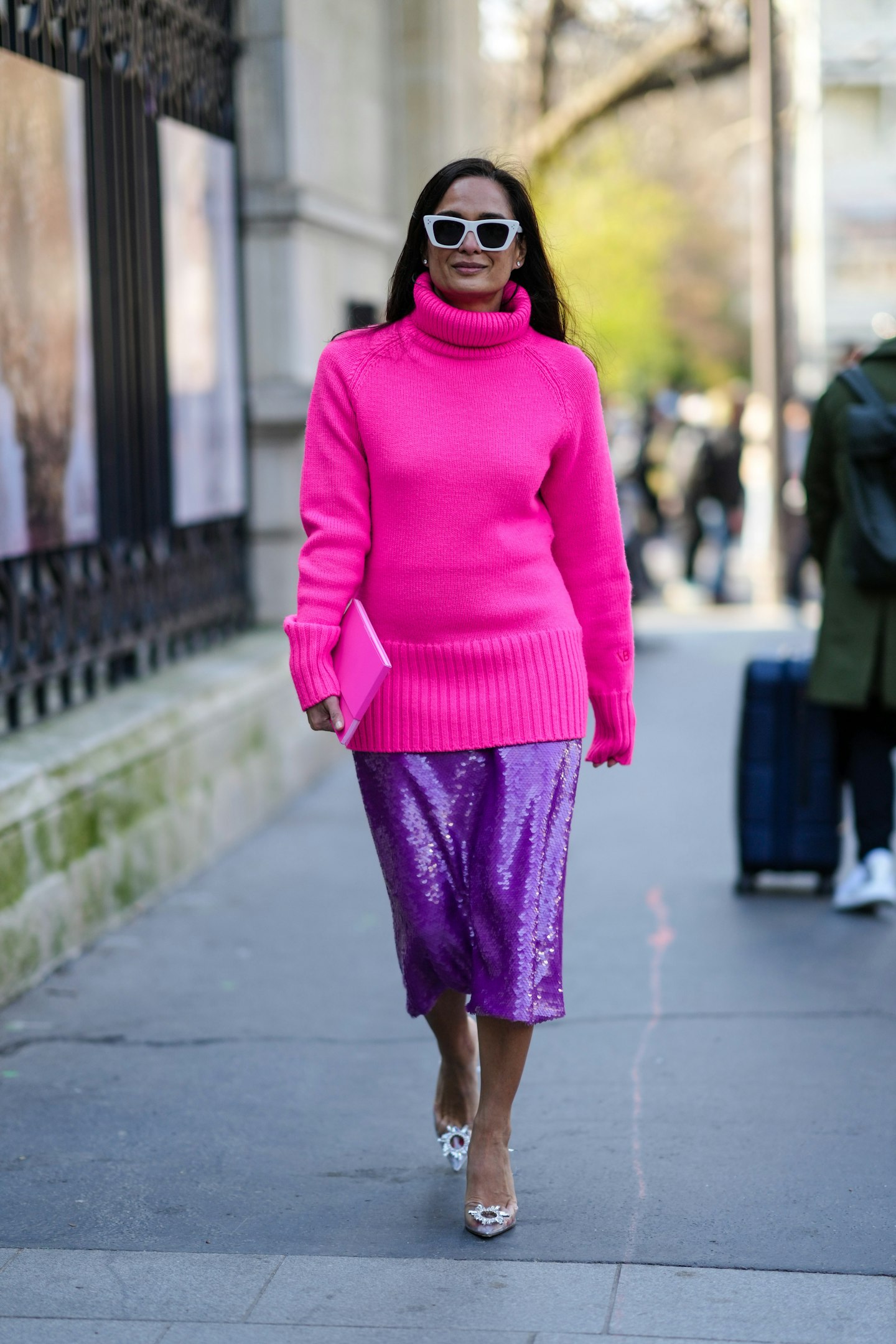 Zendaya Wears Top-To-Toe Pink In Paris | Fashion | Grazia