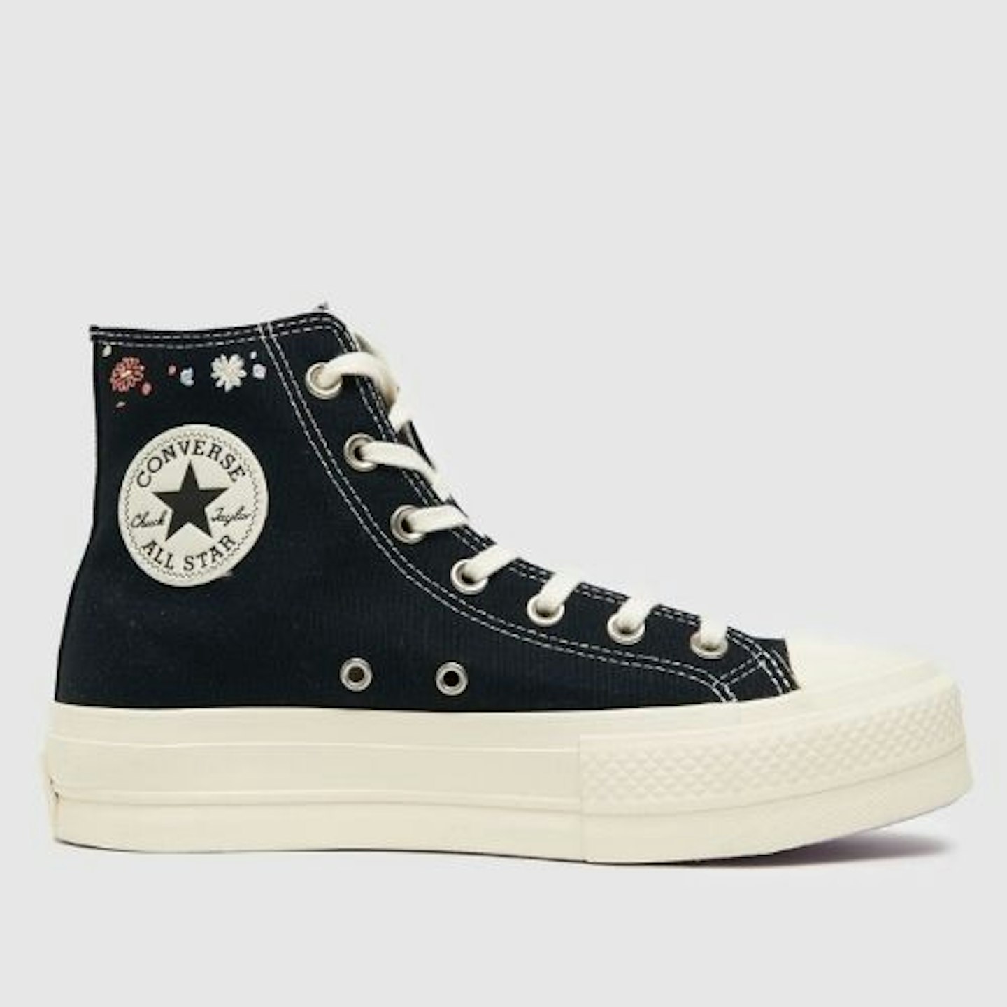 Converse Things to Grow Lift Hi Trainers (Black & White)