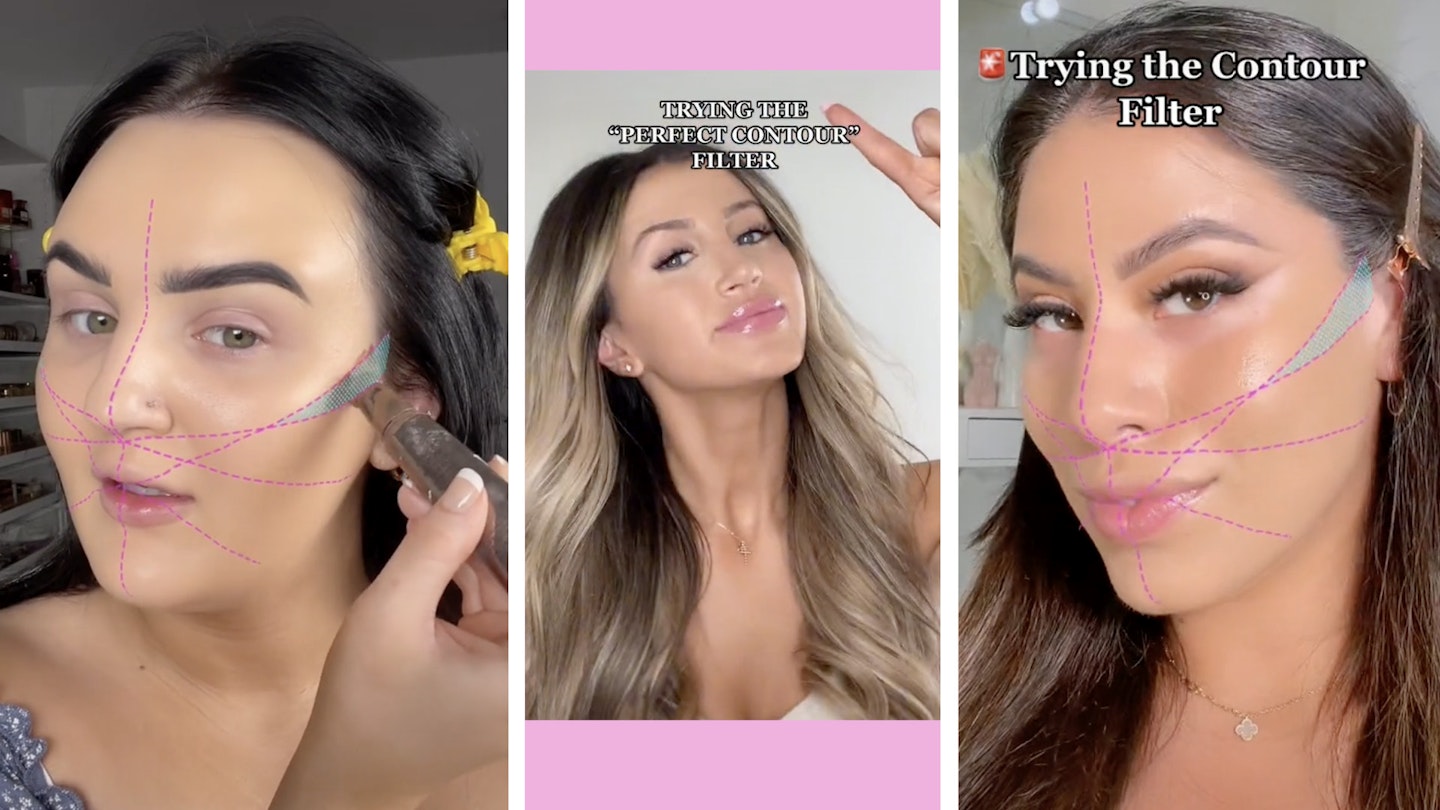 TikTok's Contouring Filter Is Making Us Rethink Everything We Know About  Contouring
