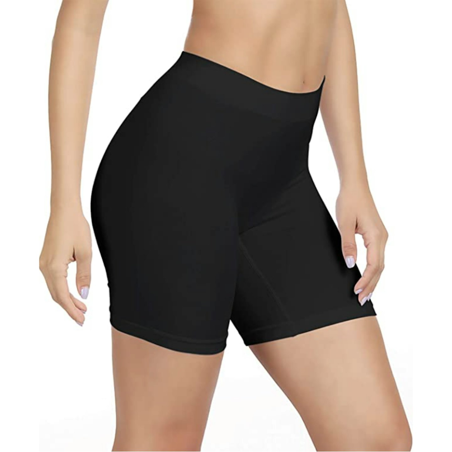 SIHOHAN Womens Slip Shorts in Black