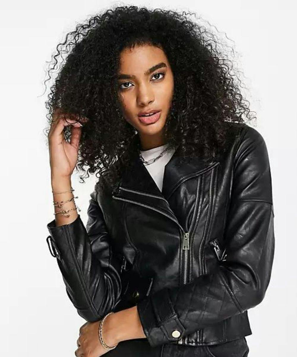 only freya biker jacket