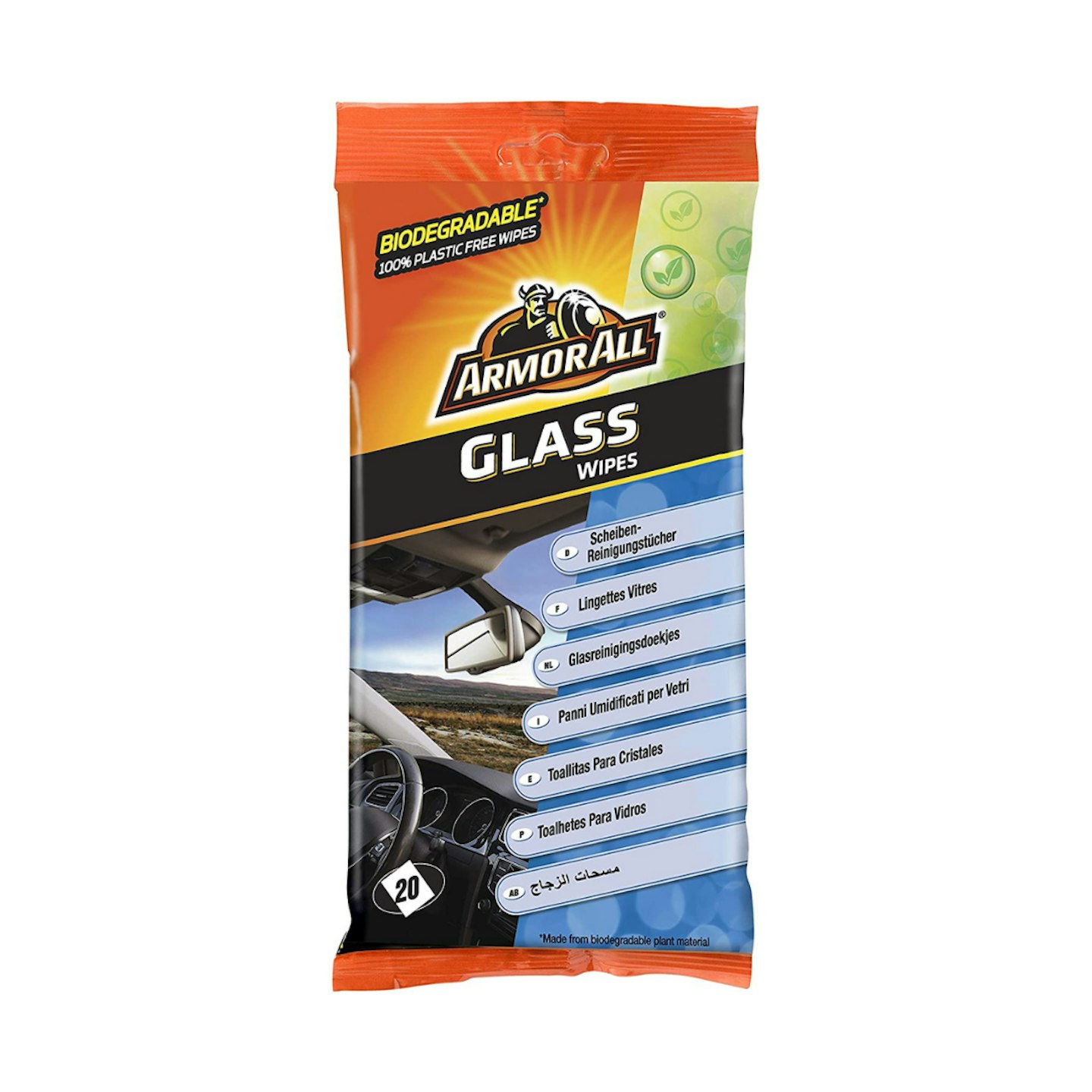 Armor All Glass Wipes 20 Wipes