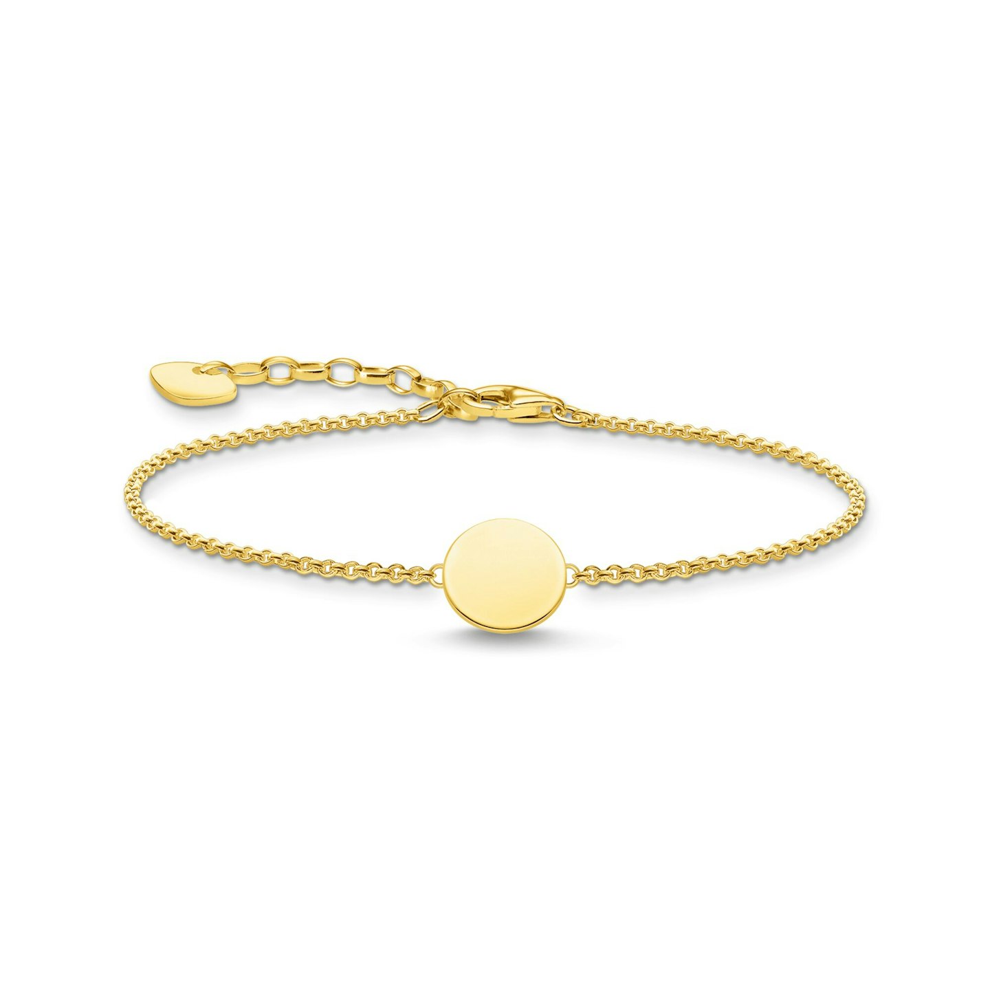 Gold Disc Bracelet, £98