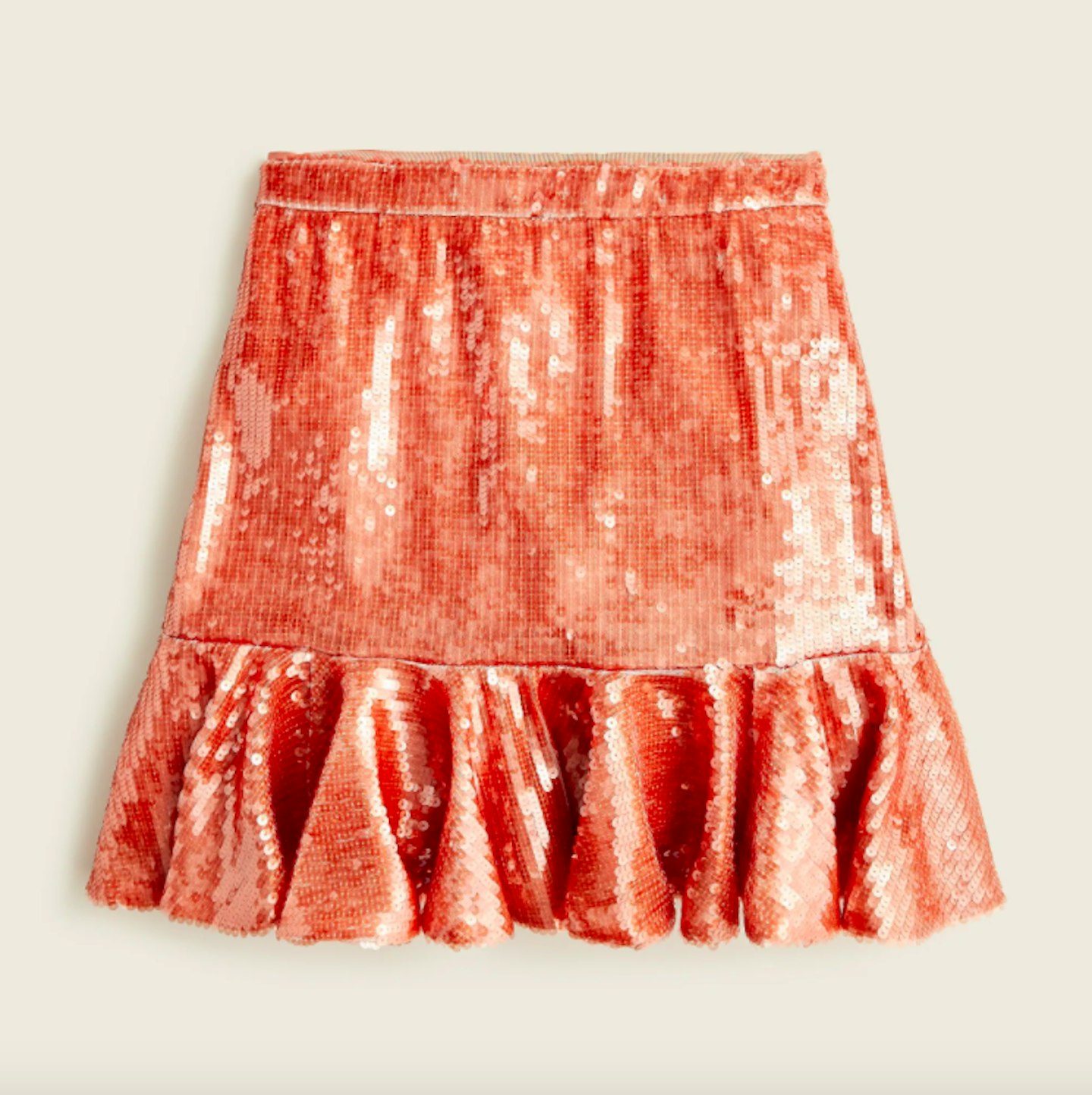 J.Crew, Ruffle-Hem Sequin Skirt, £188