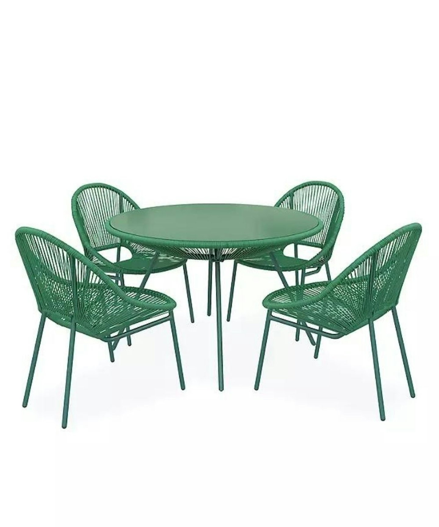 John Lewis & Partners Salsa Four-Seater Round Garden Dining Table & Chairs Set, £469