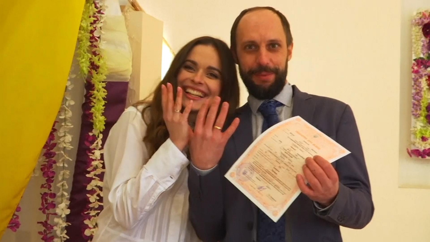 Dmytro Shybalov and Anna Panasiuk