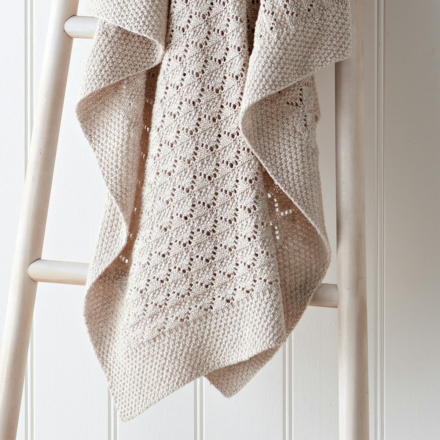 The White Company, Natural Heirloom Baby Blanket, £34
