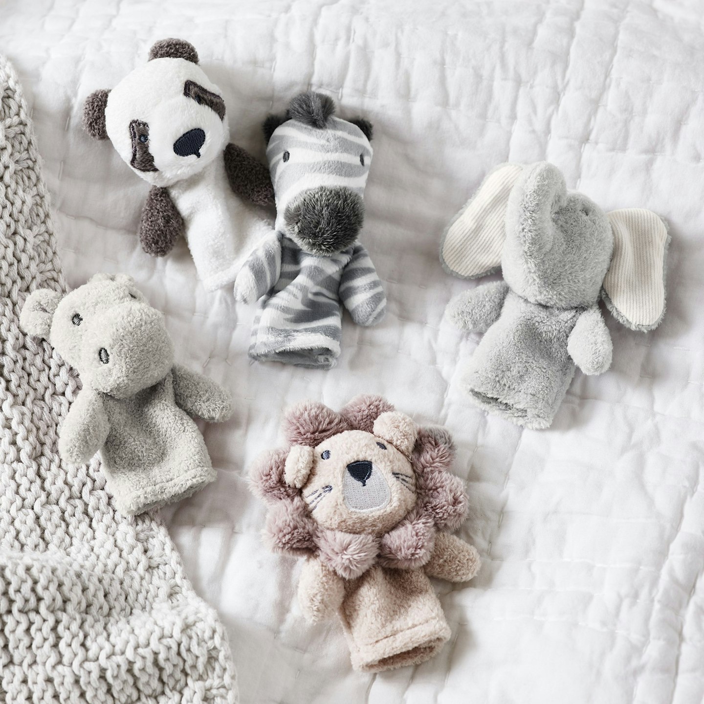 The White Company, Two By Two Finger Puppets - Set Of 5, £28