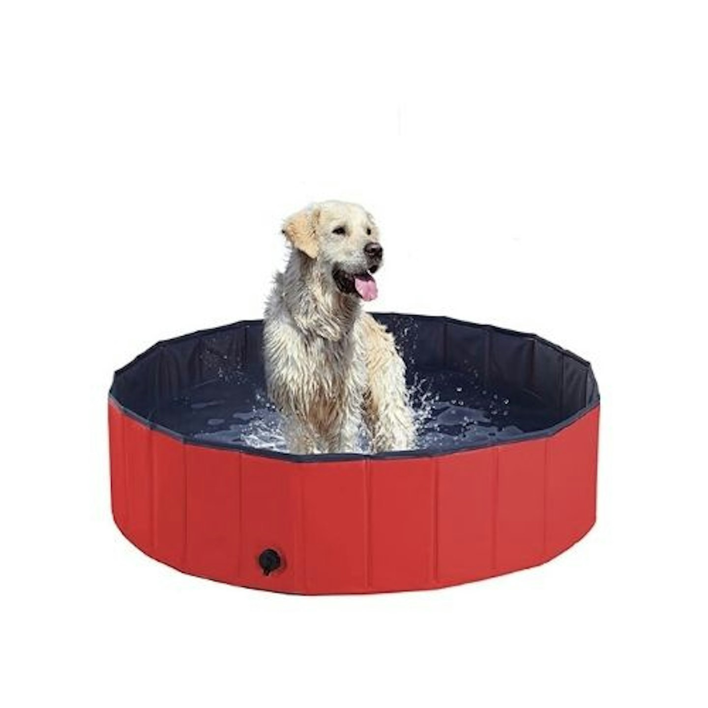 PawHut Foldable Dog Paddling Pool Pet Cat Swimming Pool