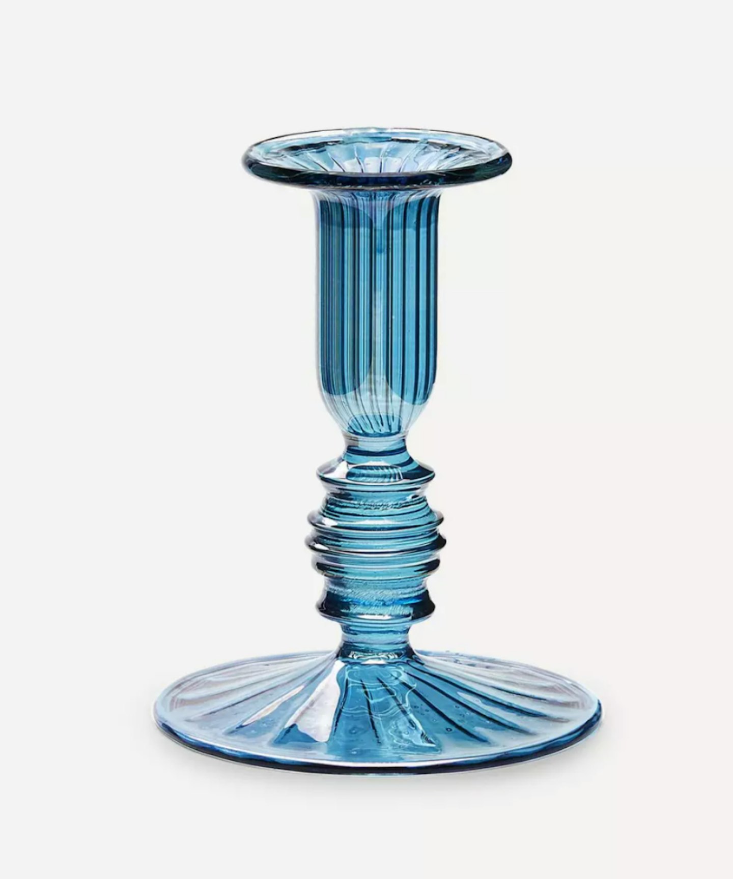 Ocean Glass Candlestick Holder
