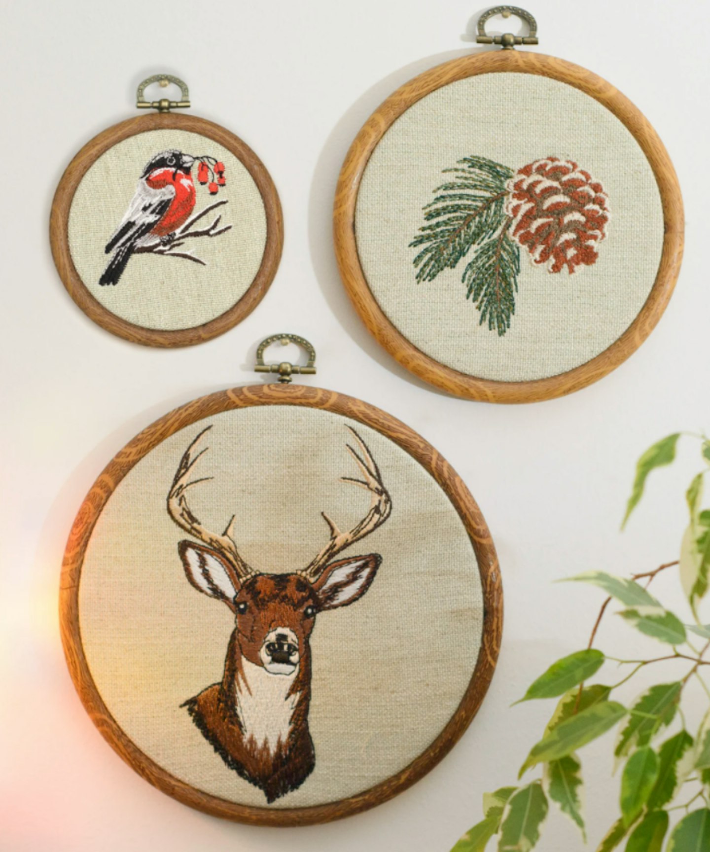embroidery hoop Wall Hangings