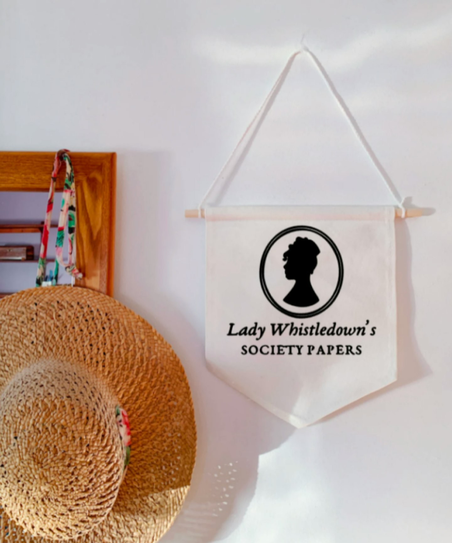 Lady Whistledown Bridgerton Wall Banner
