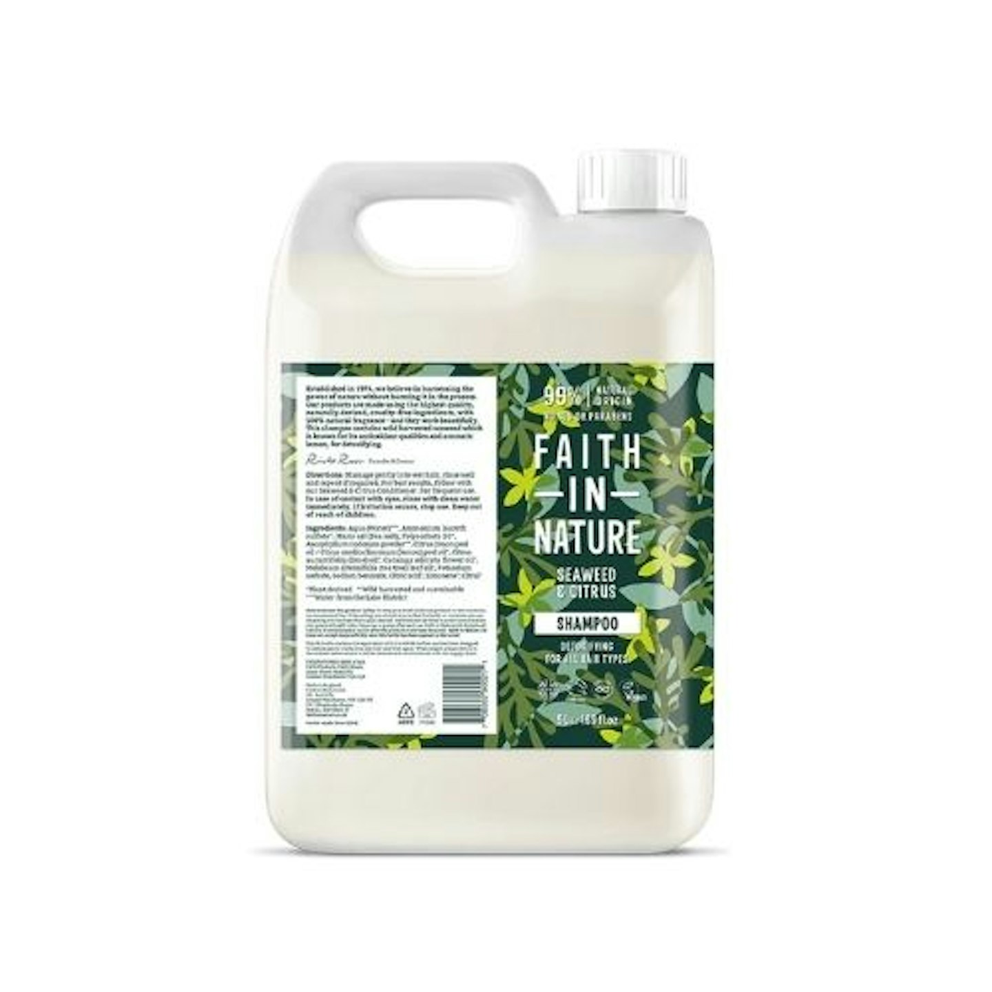 Faith in Nature Seaweed & Citrus Shampoo 5L