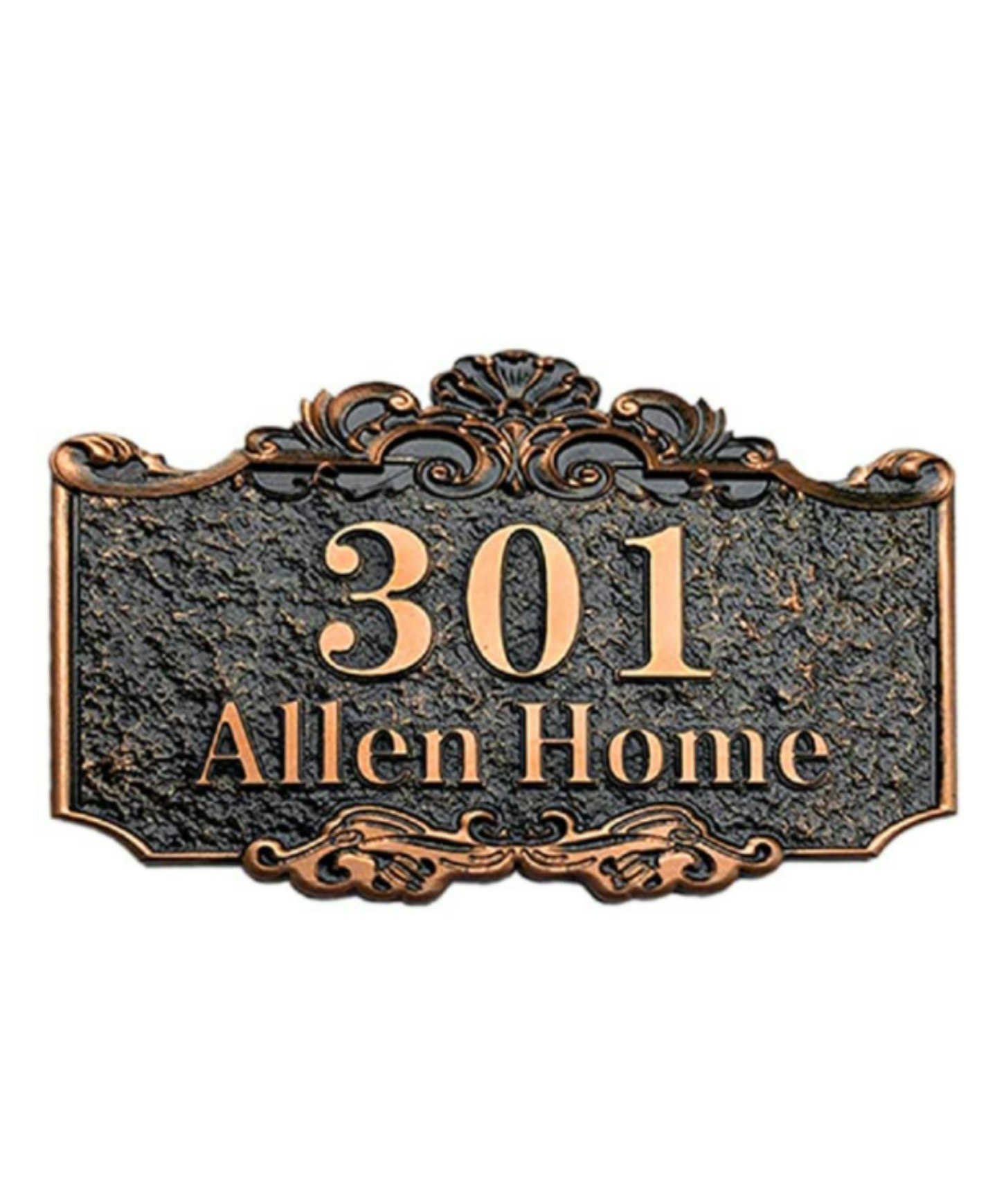 Personalised House Address Number Sign
