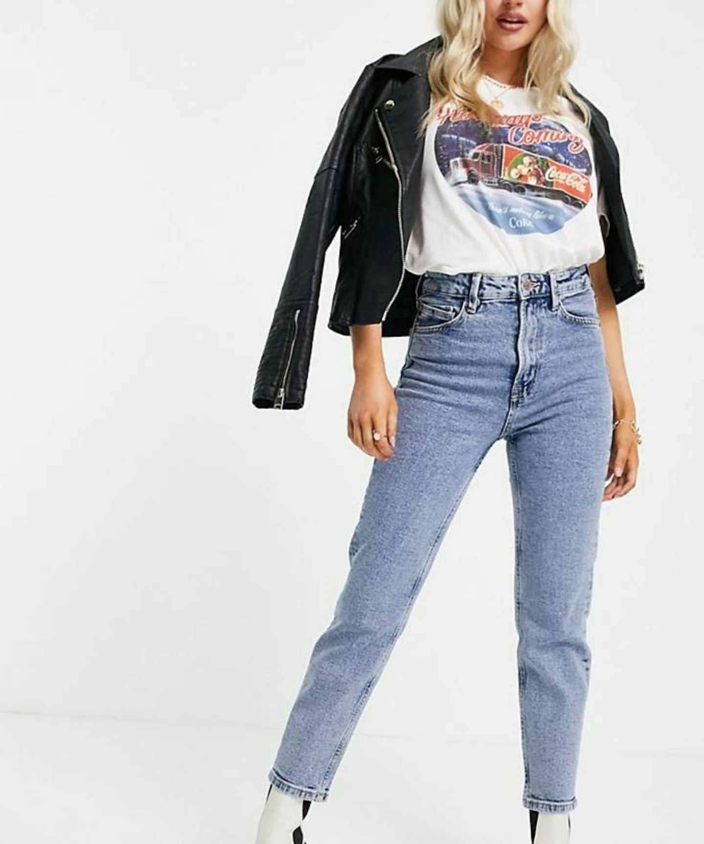 Stradivarius Organic Cotton Mom Jeans