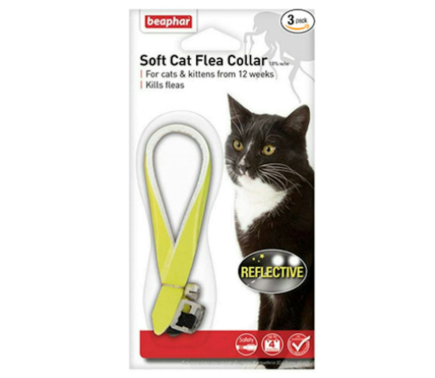 (3 Pack) Beaphar - Cat Flea Collar Reflective