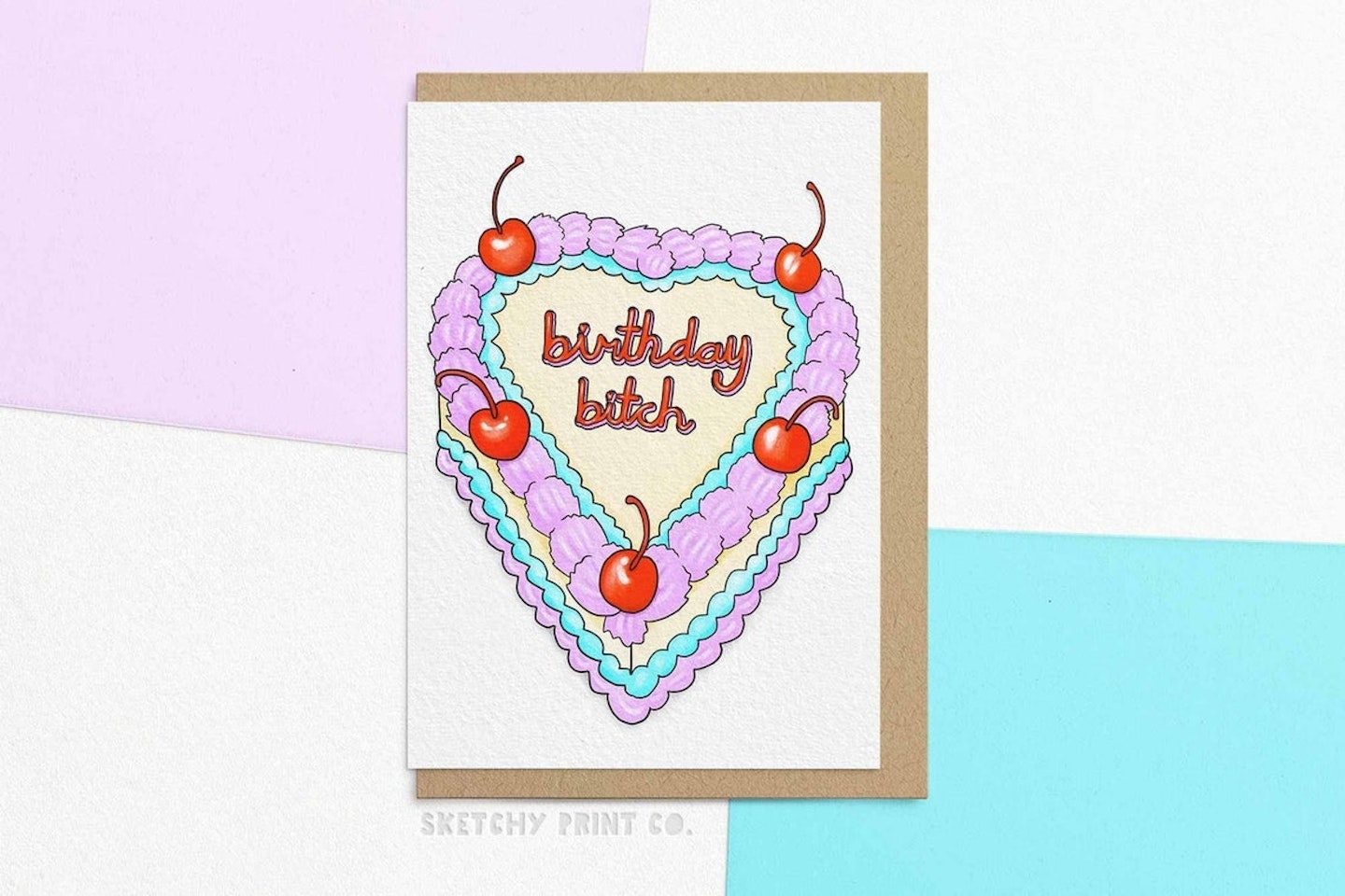 Etsy, Birthday B*tch Cake, £3.95