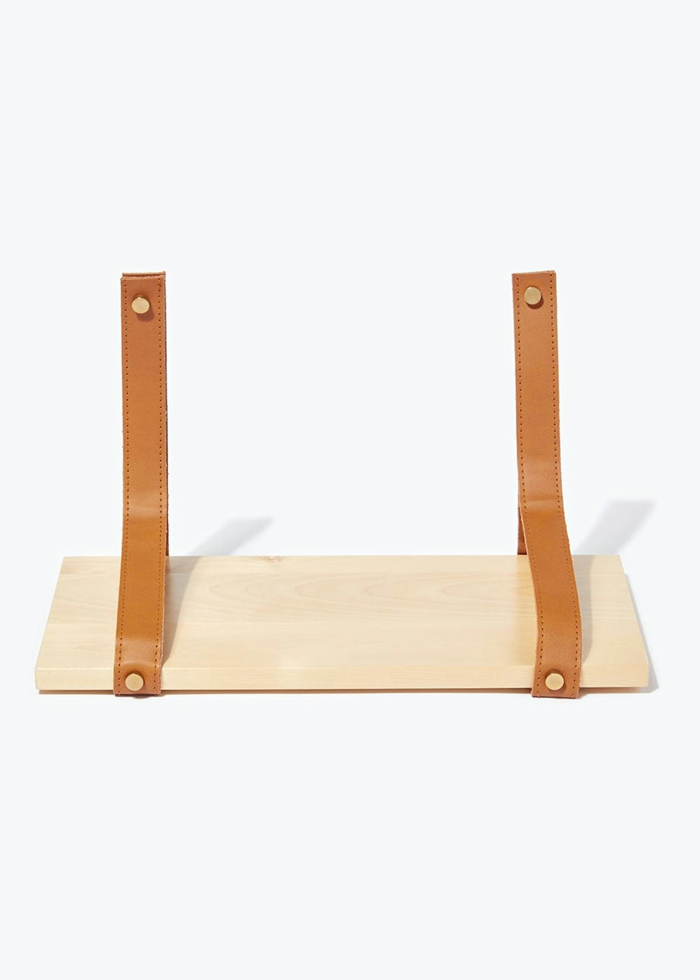 Matalan, Brown Wood Leather Strap Shelf, £12