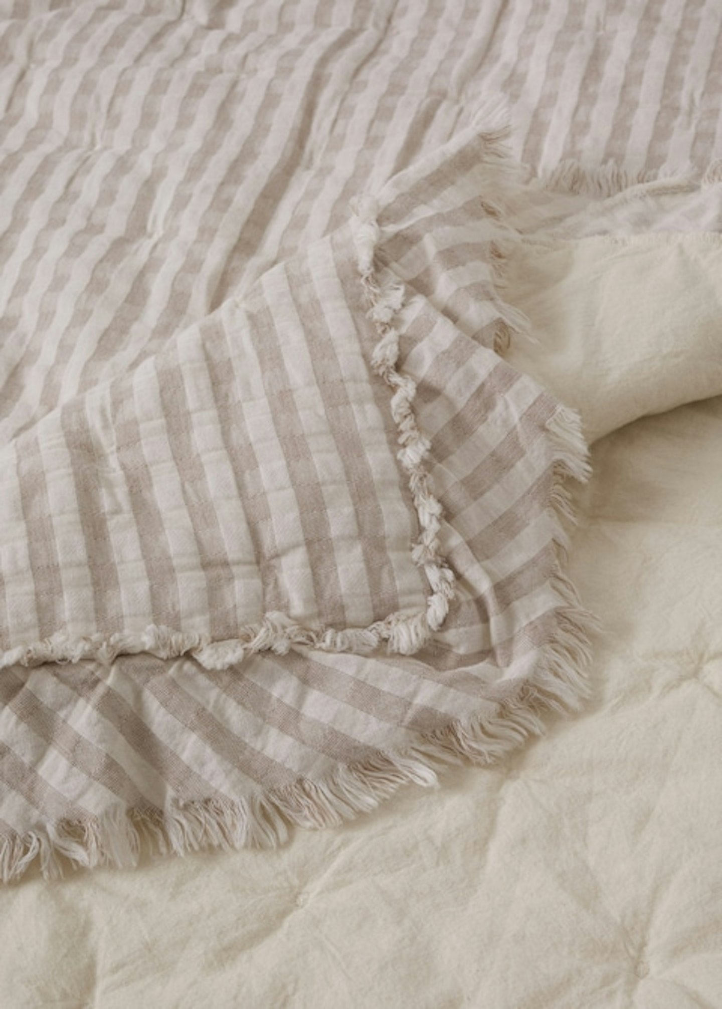 Mango, Padded cotton bedspread 120x250cm, £119.99