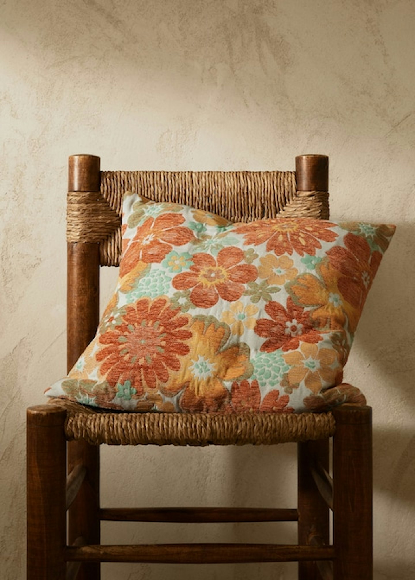 Mango, Floral print cushion case 45x45cm, £29.99