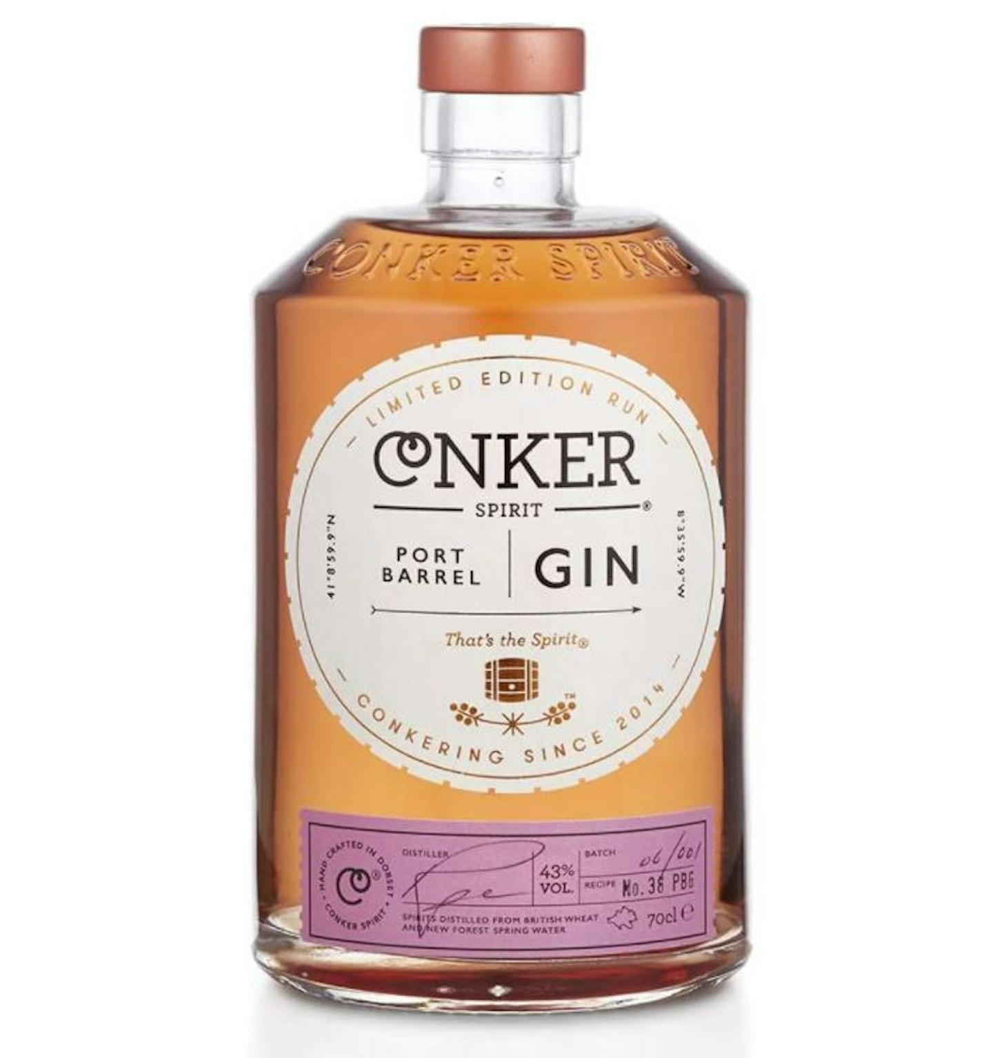 Conker Port Barrel Gin