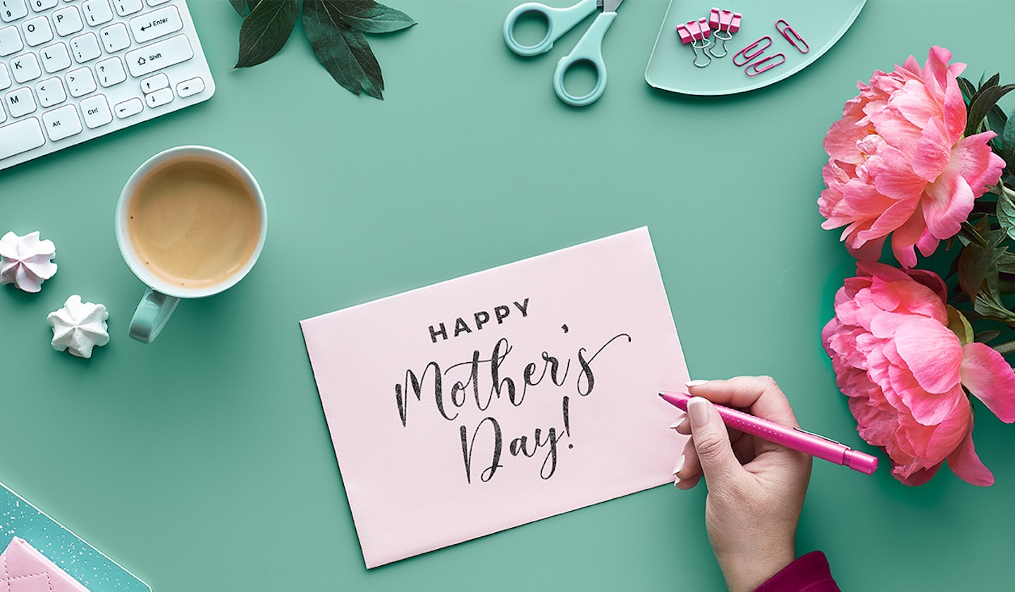 writing Mother's Day card