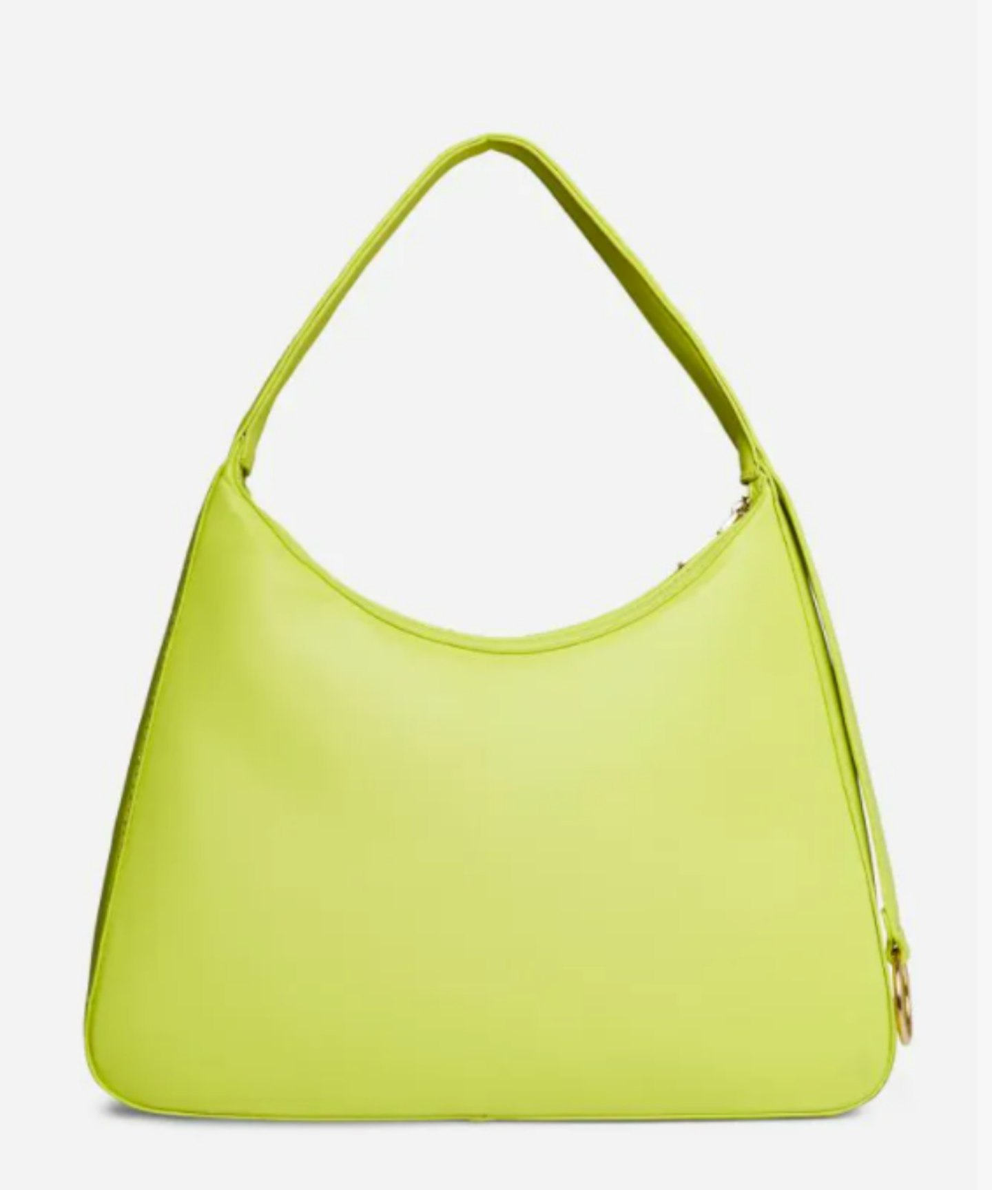 Luca Oversized Shoulder Bag In Green Faux Leather | EGO