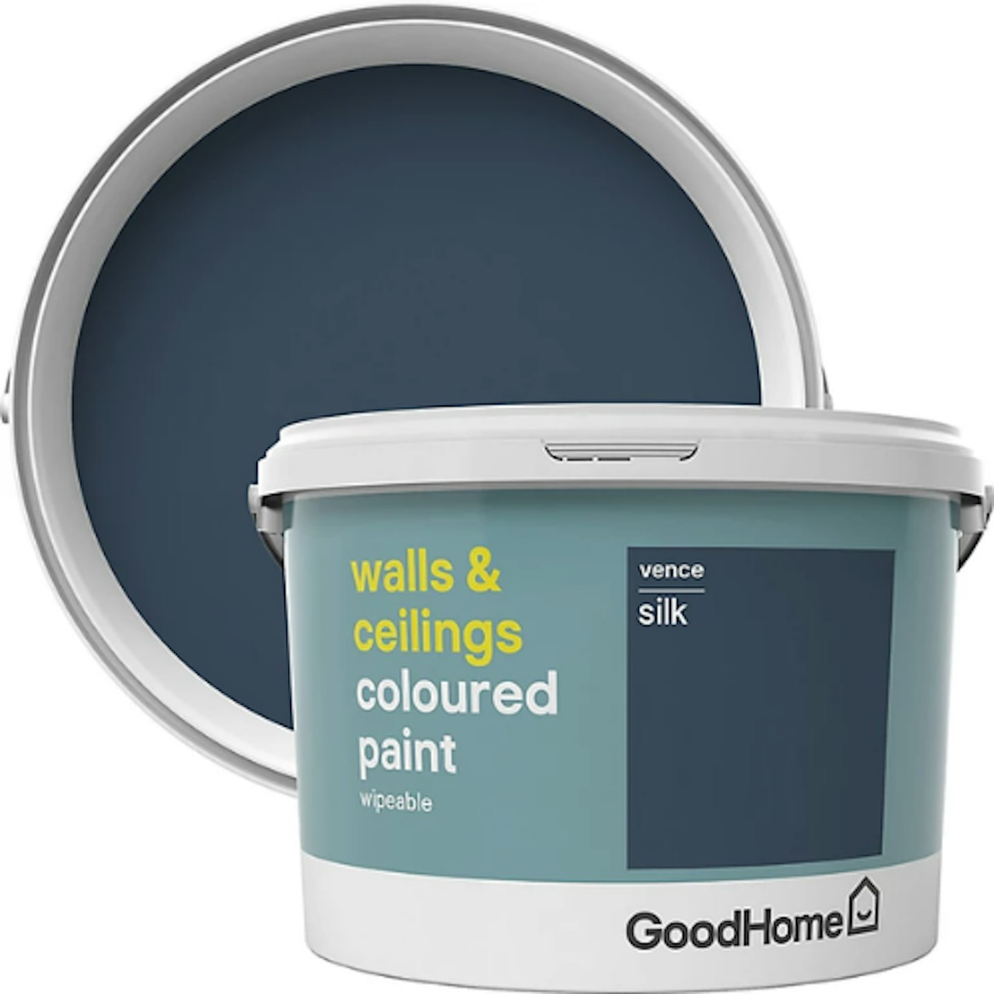 GoodHome Walls & Ceilings Vence Silk Emulsion Paint, 2.5L