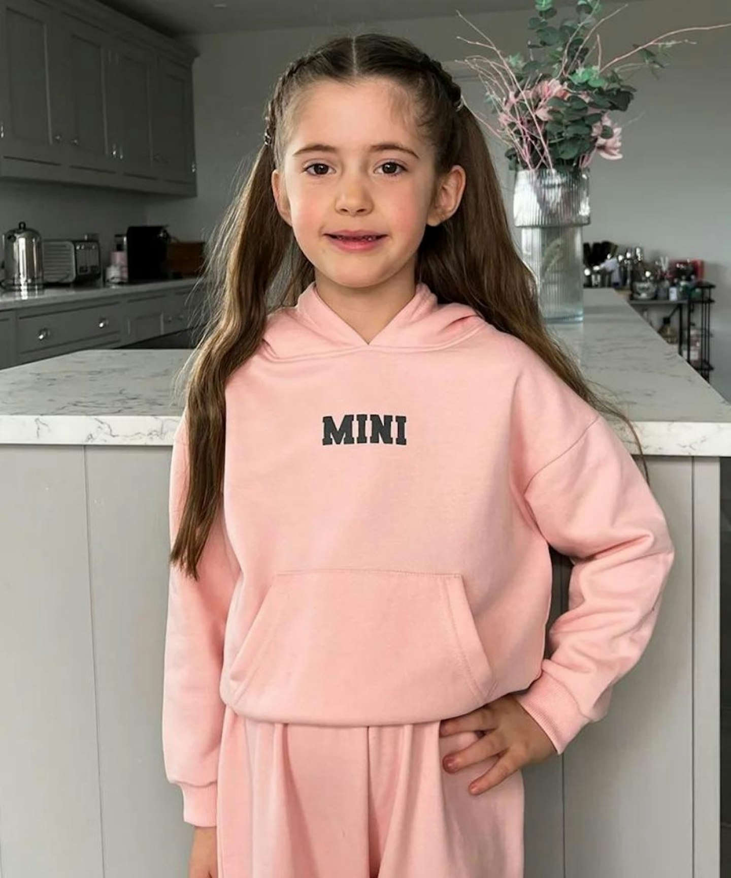 Jac Jossa Kids Pink Mini Slogan Hoodie