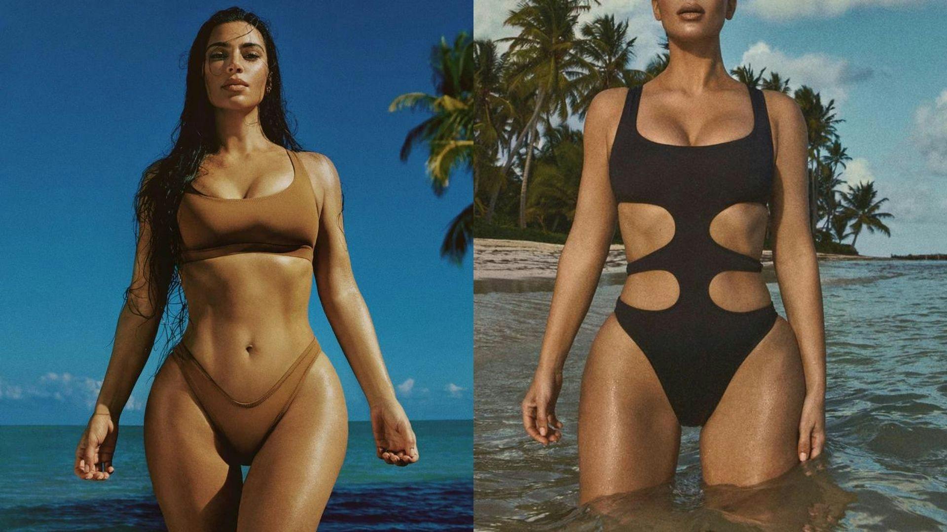 Kim kardashian swimwear one on sale piece