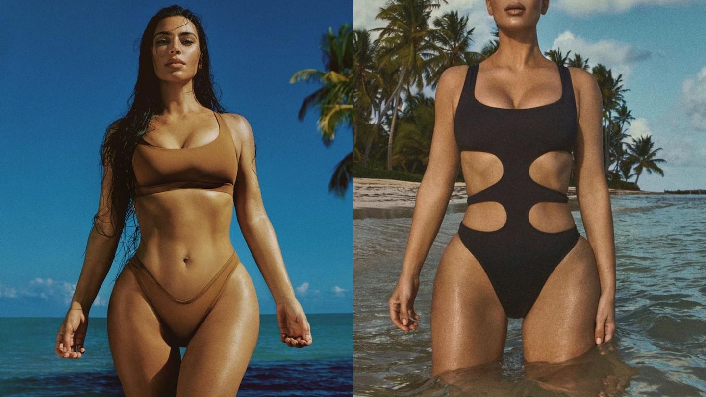Kim Kardashian's SKIMS Swim Collection Is Back After 500K Waitlist