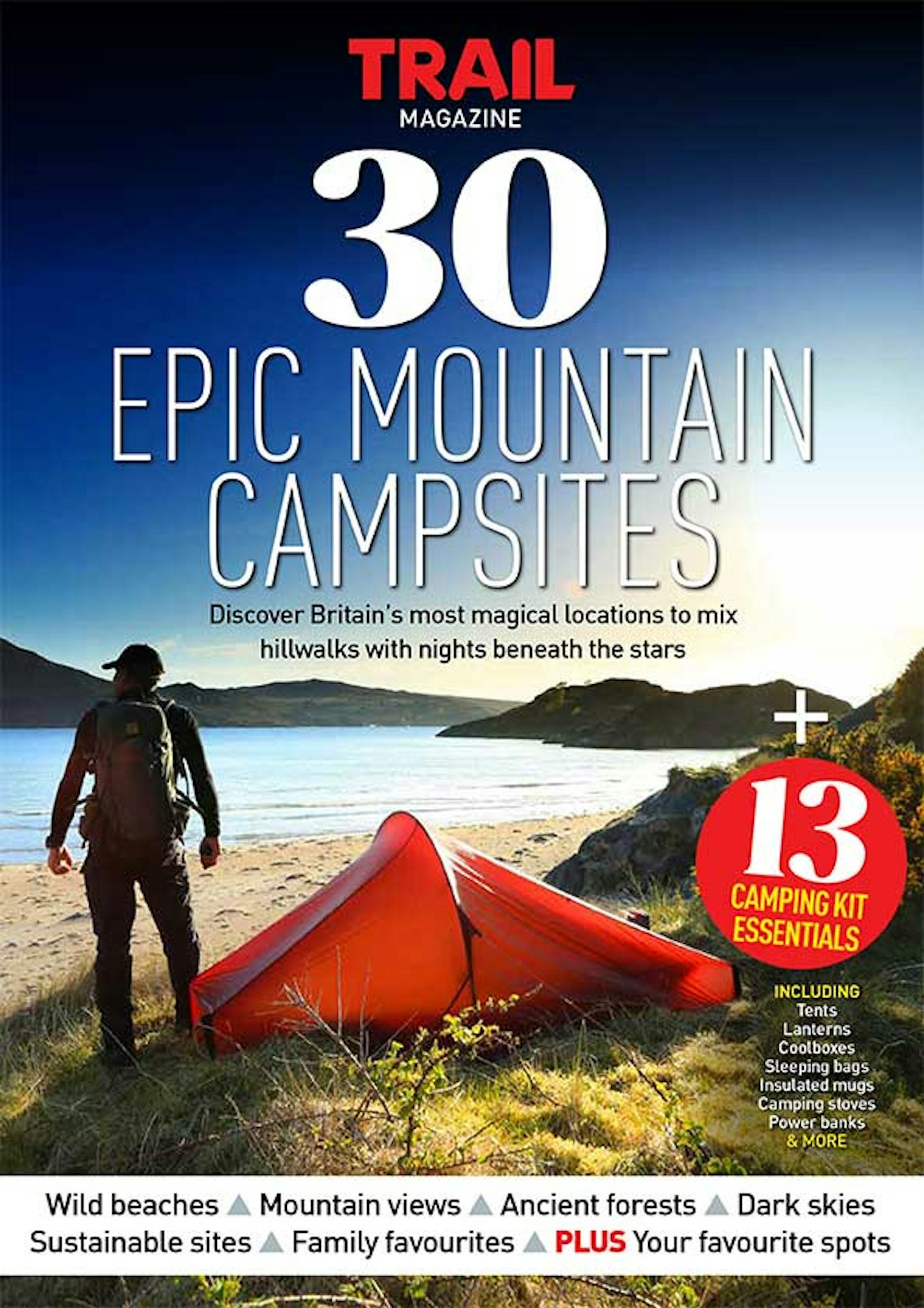 Cover of the Trail magazine 2022 Camping Guide