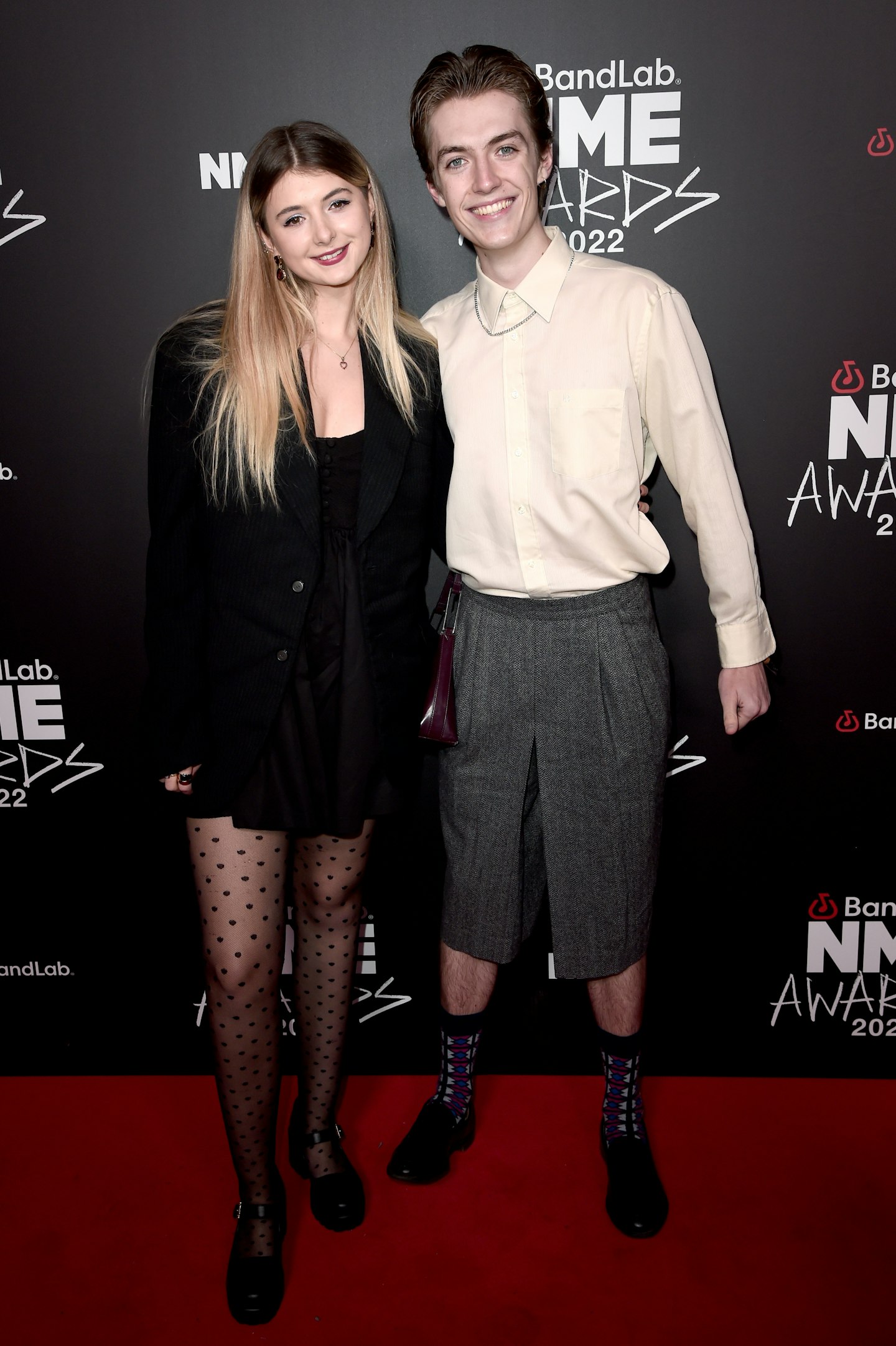 Francis Bourgeois and Amy Linkin at the NME Awards