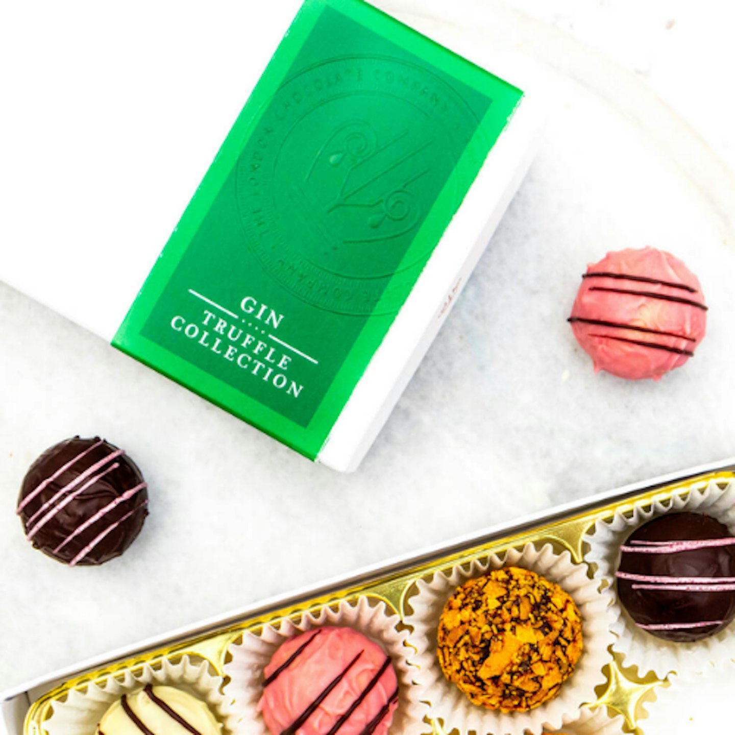 Gin Chocolate Truffles Collection Gift Box