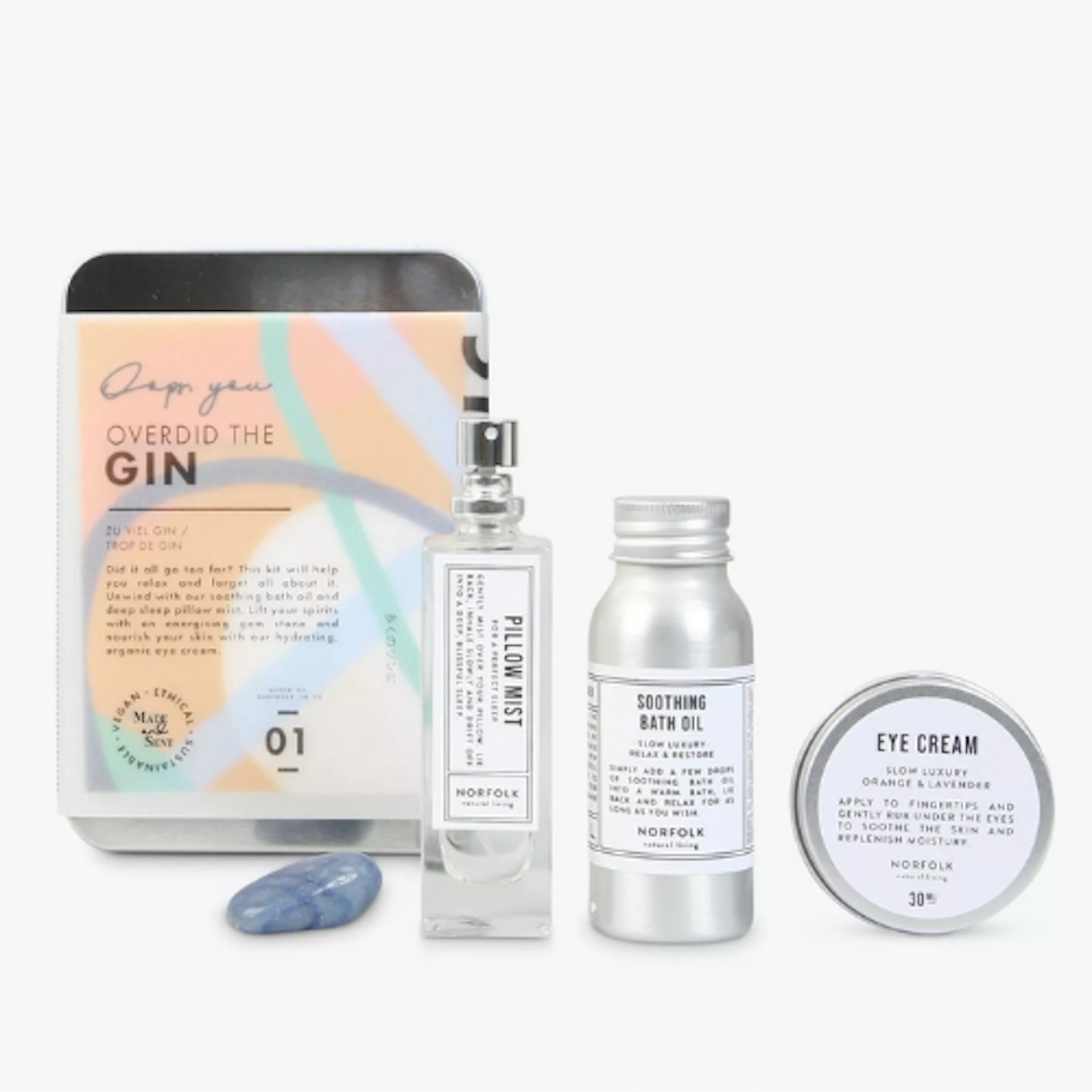 Made and Sent Overdid The Gin Wellbeing Kit