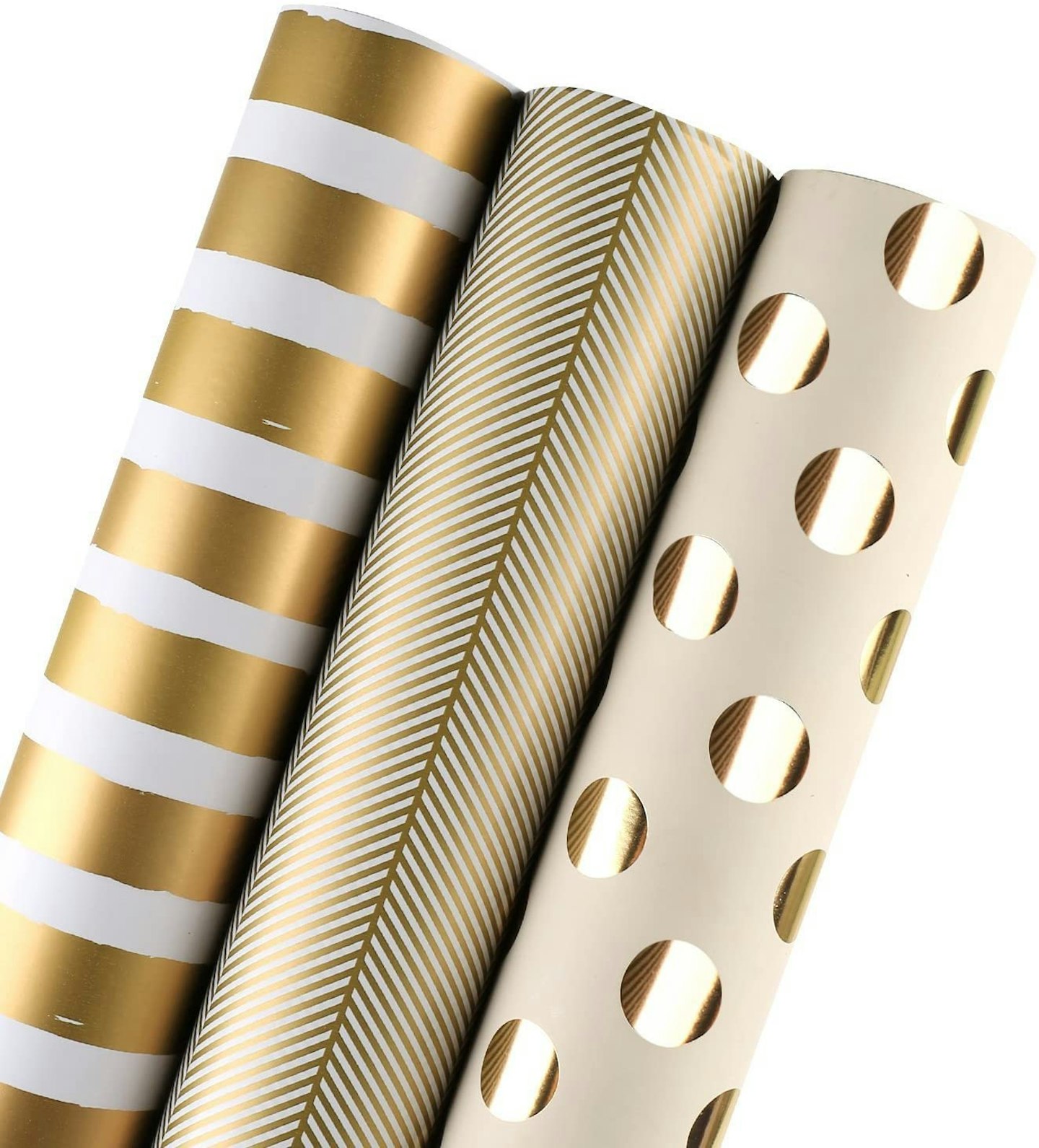 Wrapping Paper Roll - Gold Print