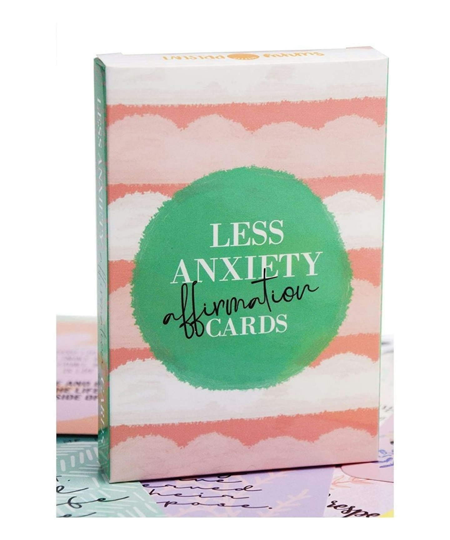 Sunny Present Less Anxiety Affirmation Card