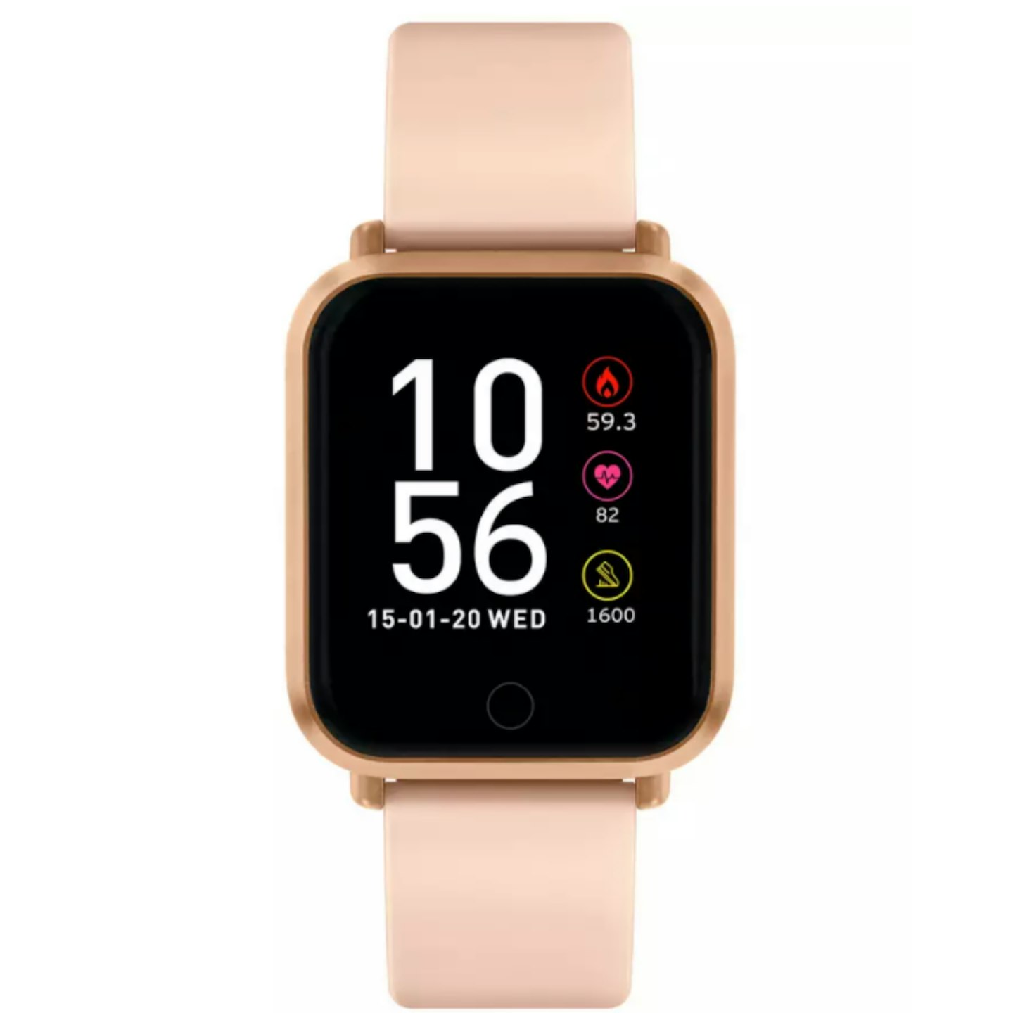 Reflex Active Series 6 Blush Silicone Strap Smart Watch