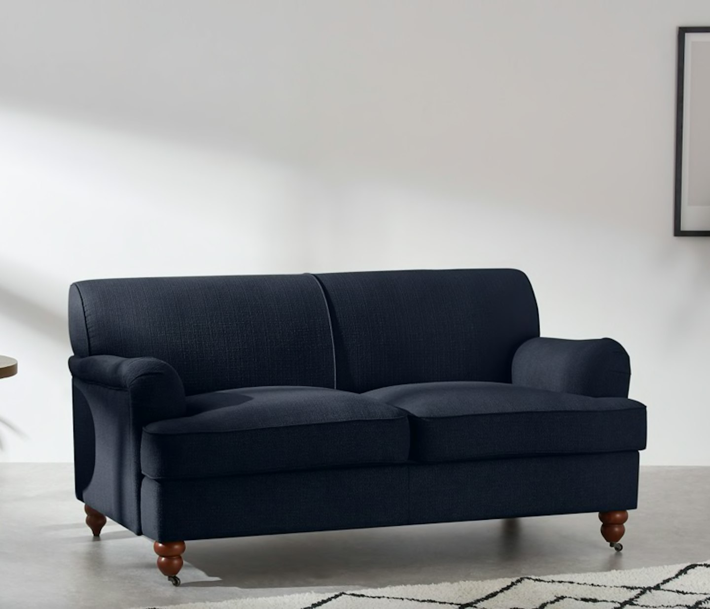 MADE, Orson  2 Seater Sofa, Dark Blue Weave, £795