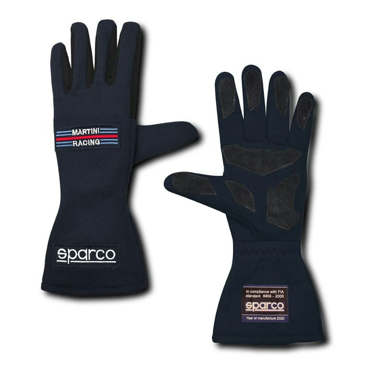 Sparco Classic Martini driving gloves for track days