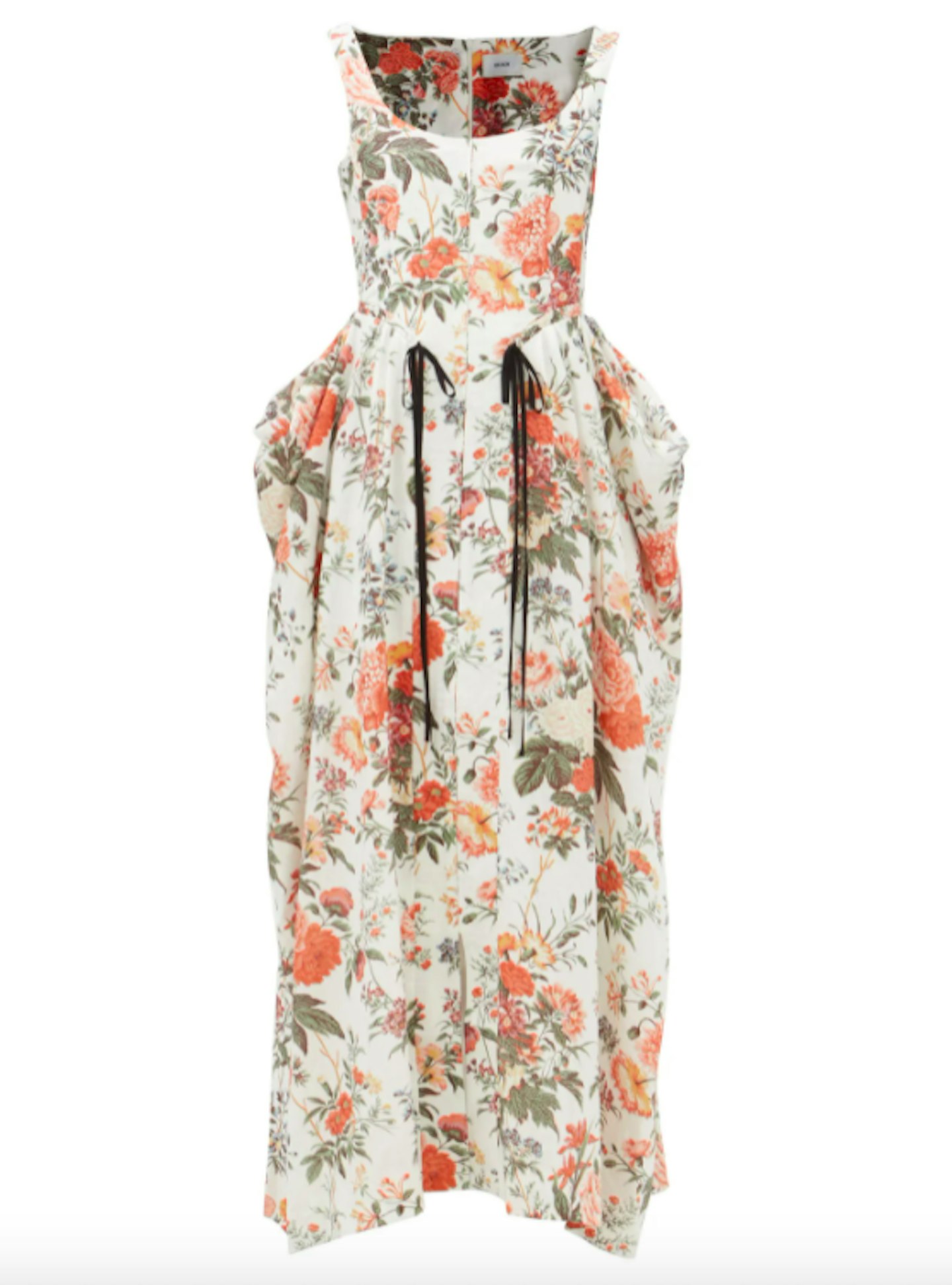 Erdem, Roanna Floral-Print Linen Bodice Dress, £1,995