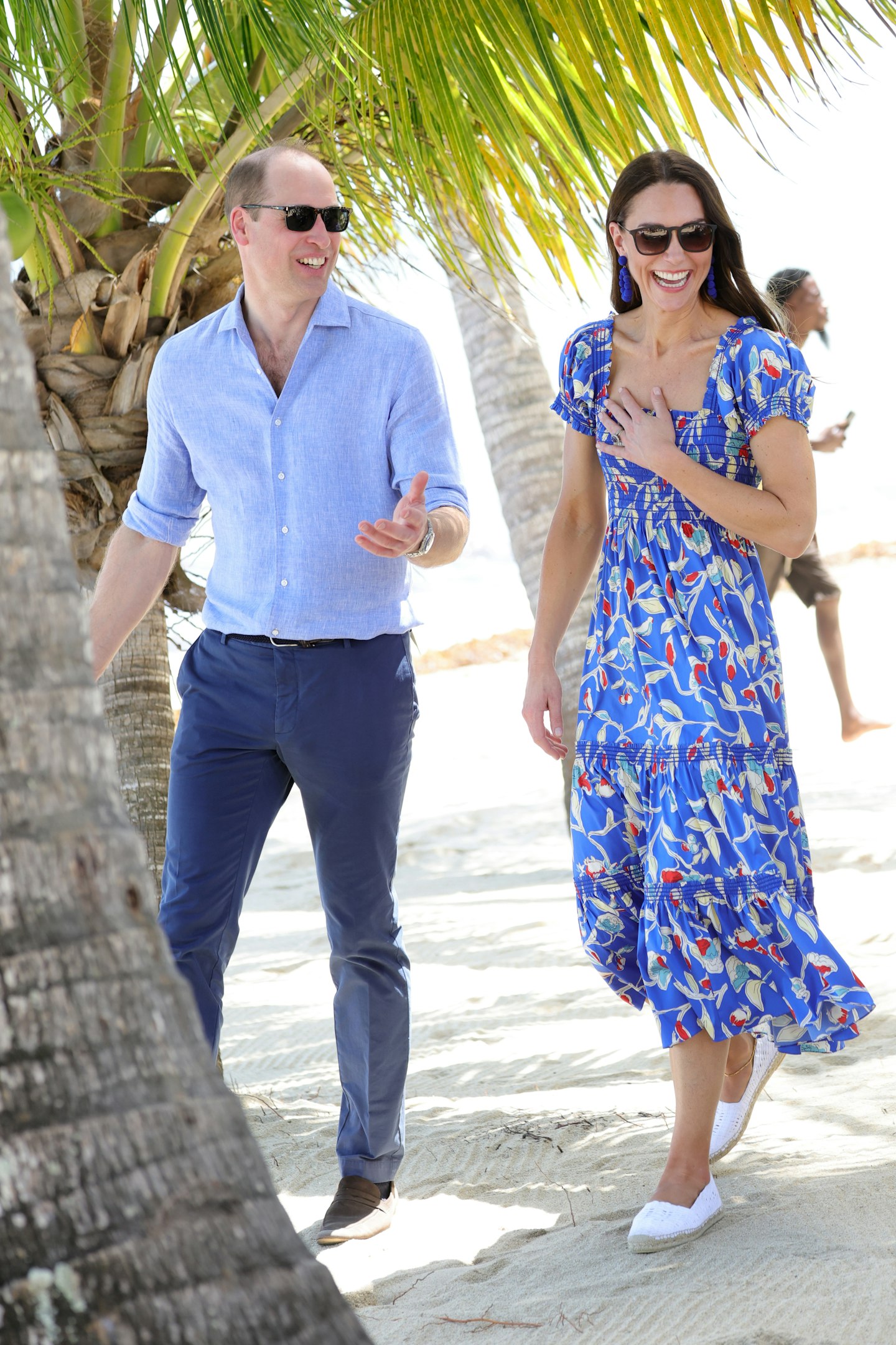 Kate Middleton Prince William Royal Tour  Fashion Caribbean Tory Burch Sezane