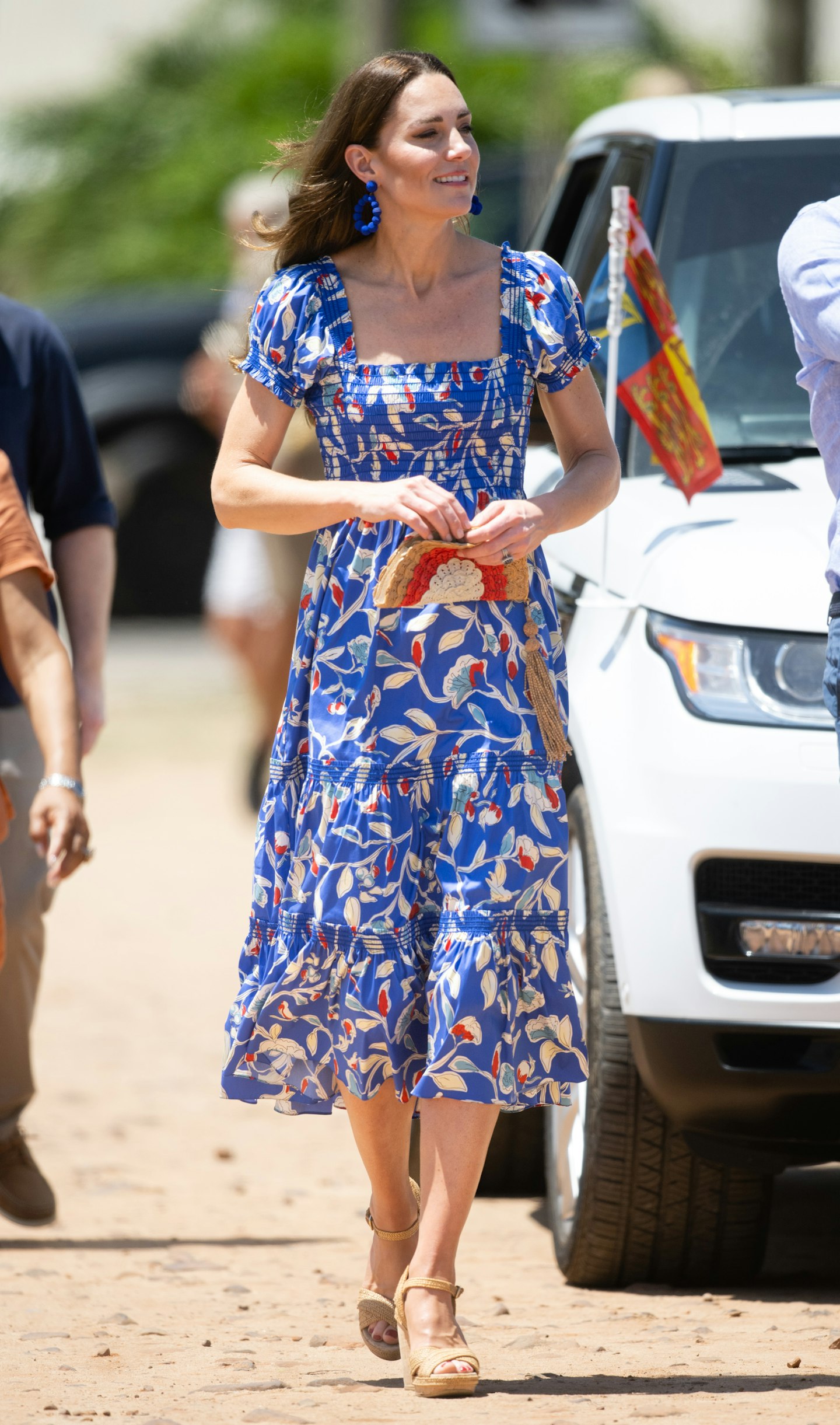 Kate Middleton Prince William Royal Tour  Fashion Caribbean Tory Burch Sezane